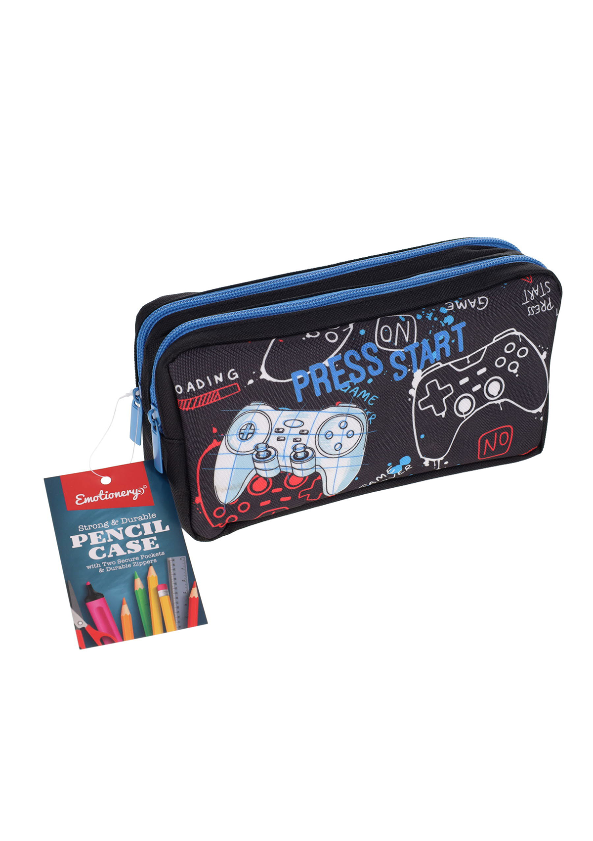2 Pocket Pencil Case - Gaming