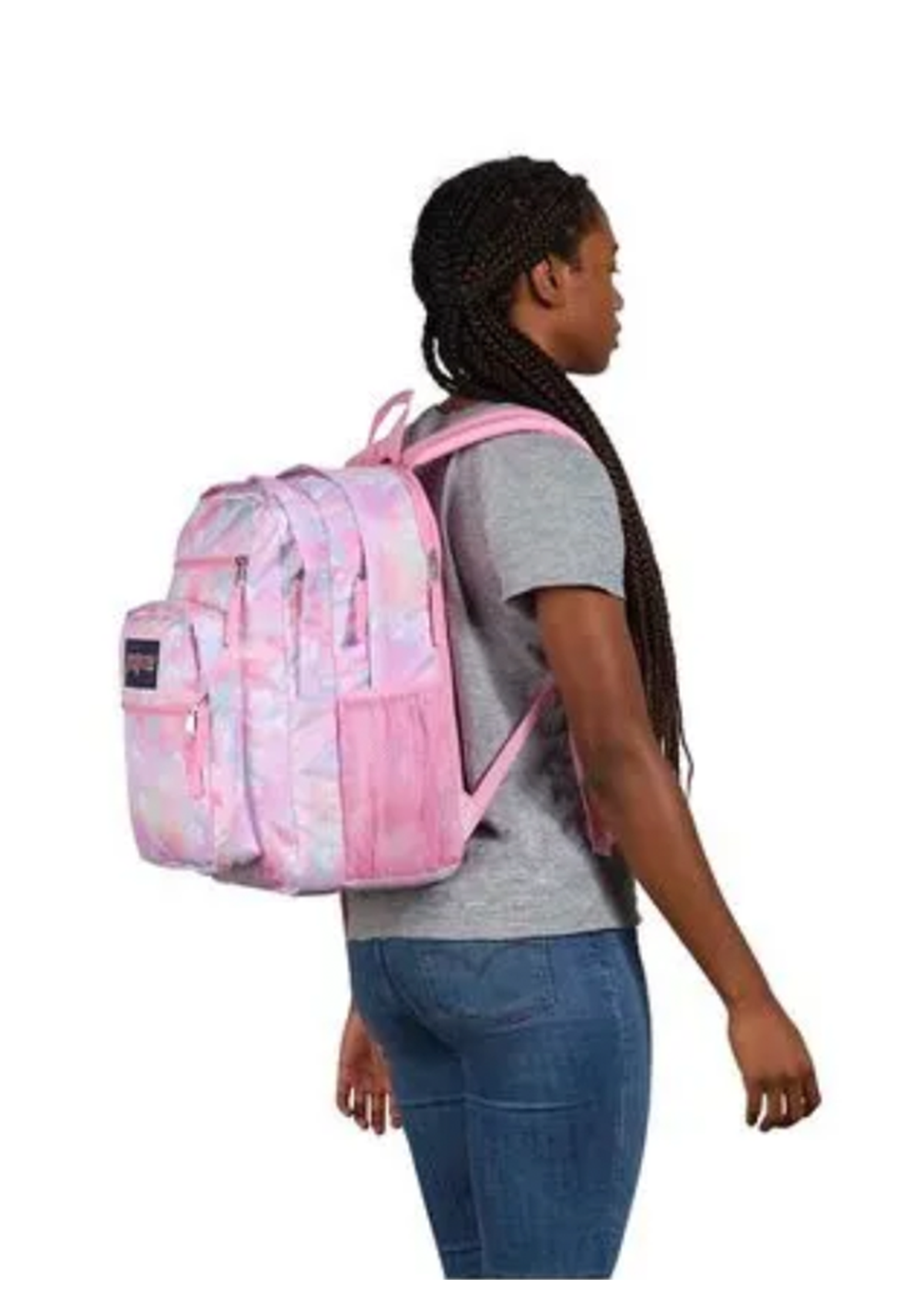 JanSport Backpacks Big Student Neon Daisy