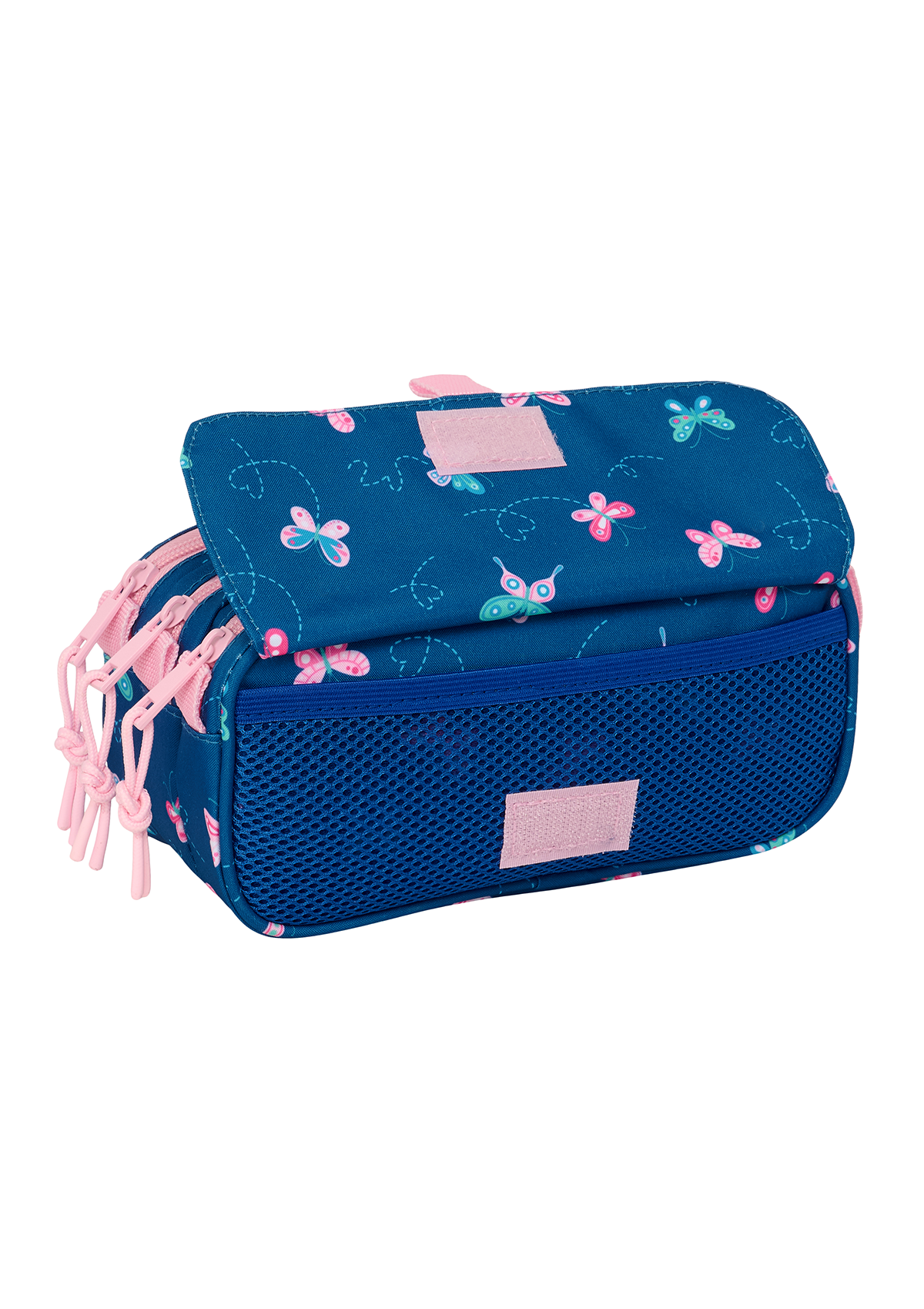 Blackfit8 Mariposas Large Triple Pencil Case