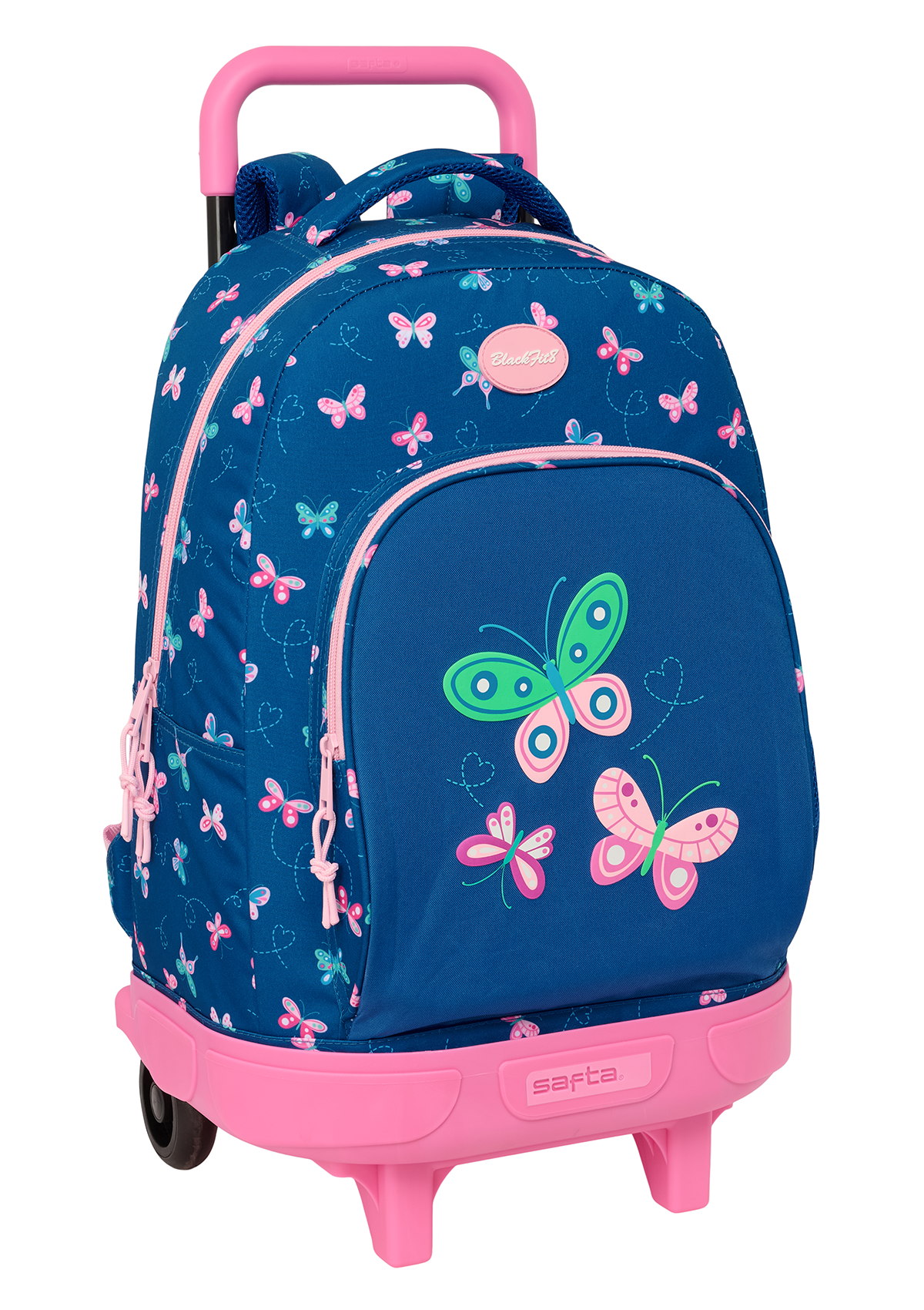 Blackfit8 Mariposas Large Backpack Wheeled
