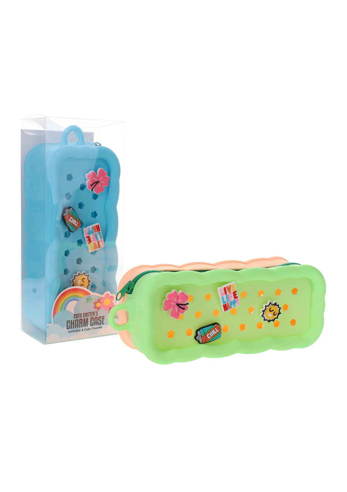 Cutie Critter's Charm Pencil Case - Asst