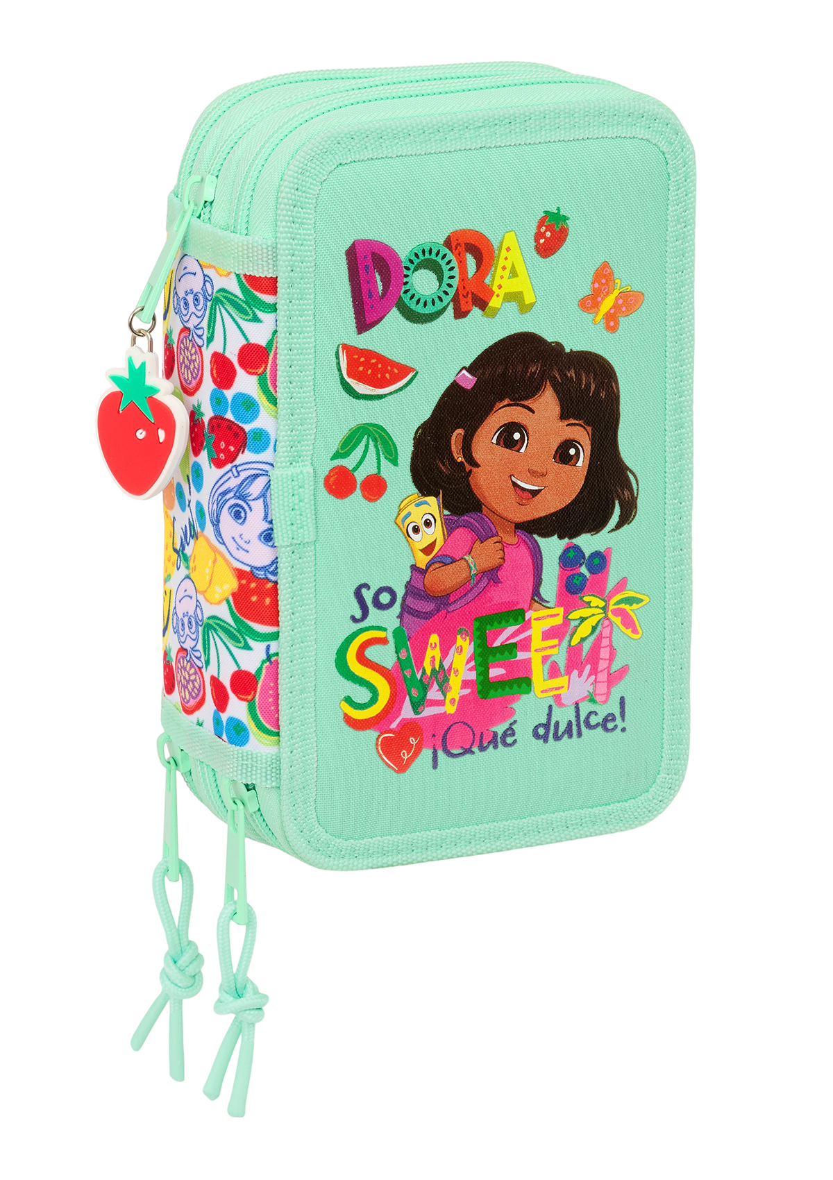 Dora The Explorer Small Triple 37pc Filled Pencil Case