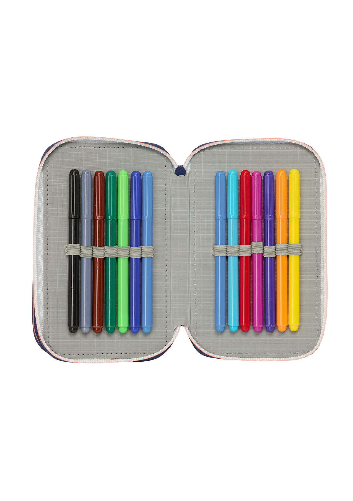 F.C.BARCELONA 2nd Team Small Triple 37pc Filled Pencil Case