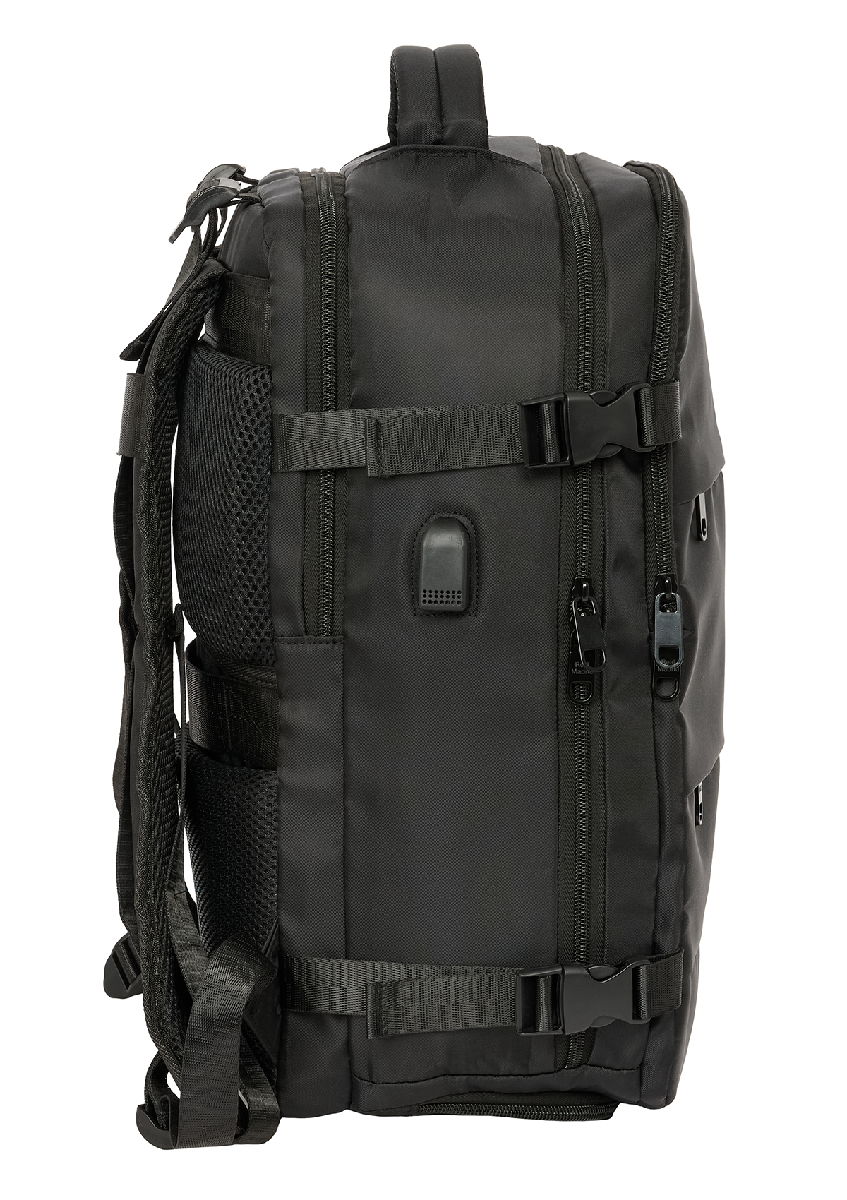 FC Real Madrid Black 15.6" Laptop Cabin Travel Backpack