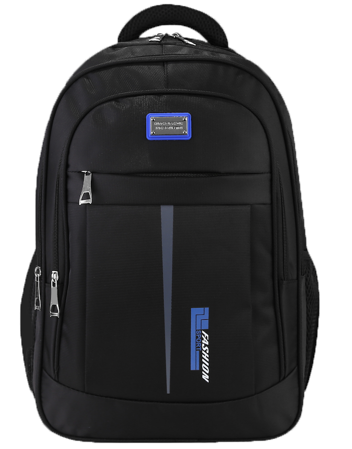 Student Laptop Backpack Black Blue