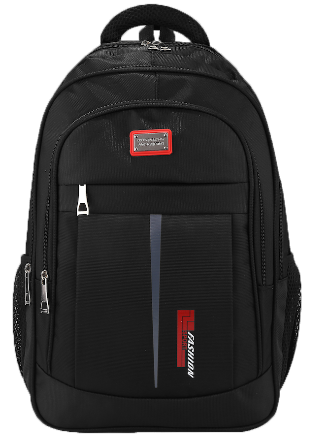 Student Laptop Backpack Black Red
