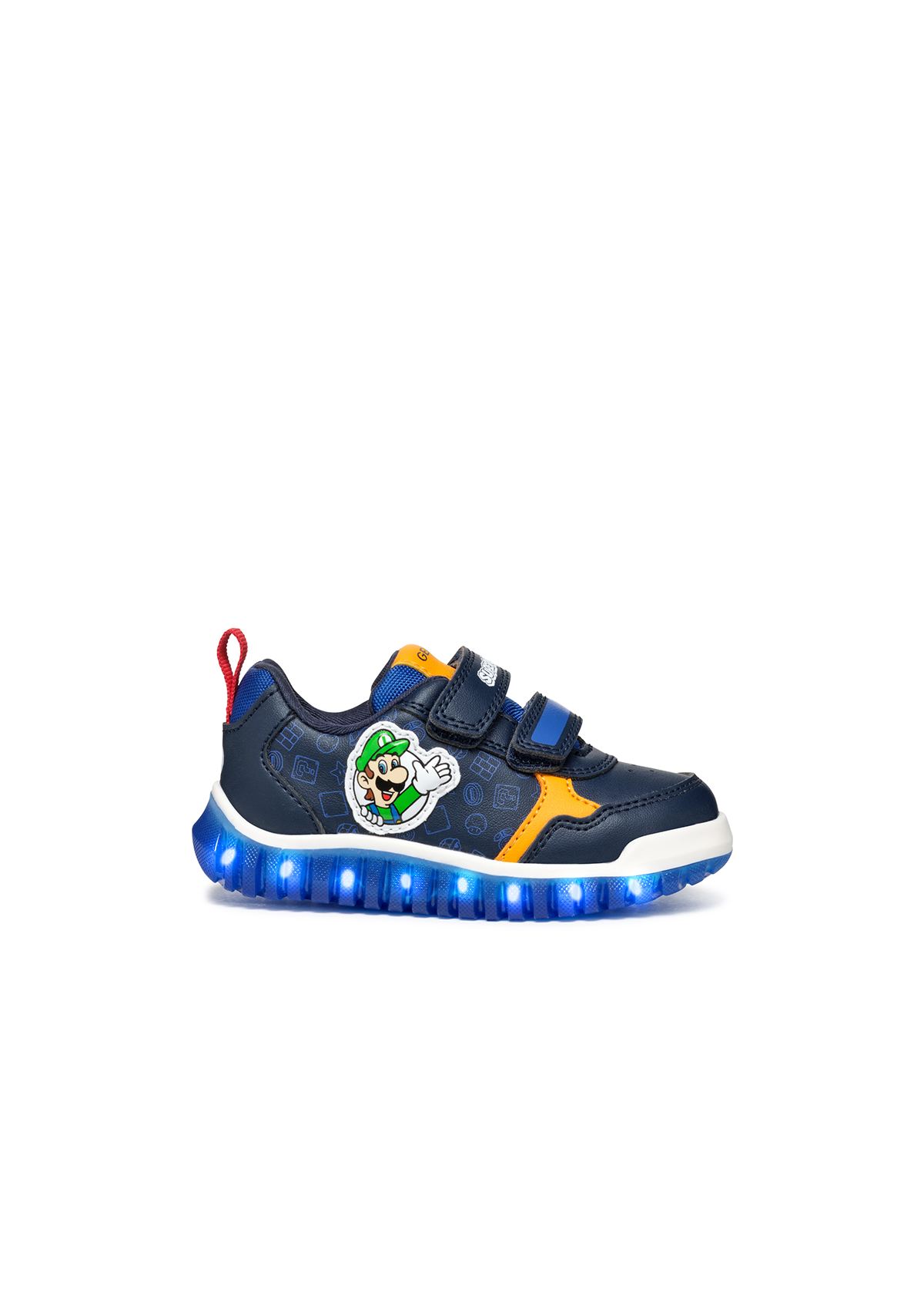 Geox Baby Boys Trainer LIGHTYLOO Super Mario Navy/Royal