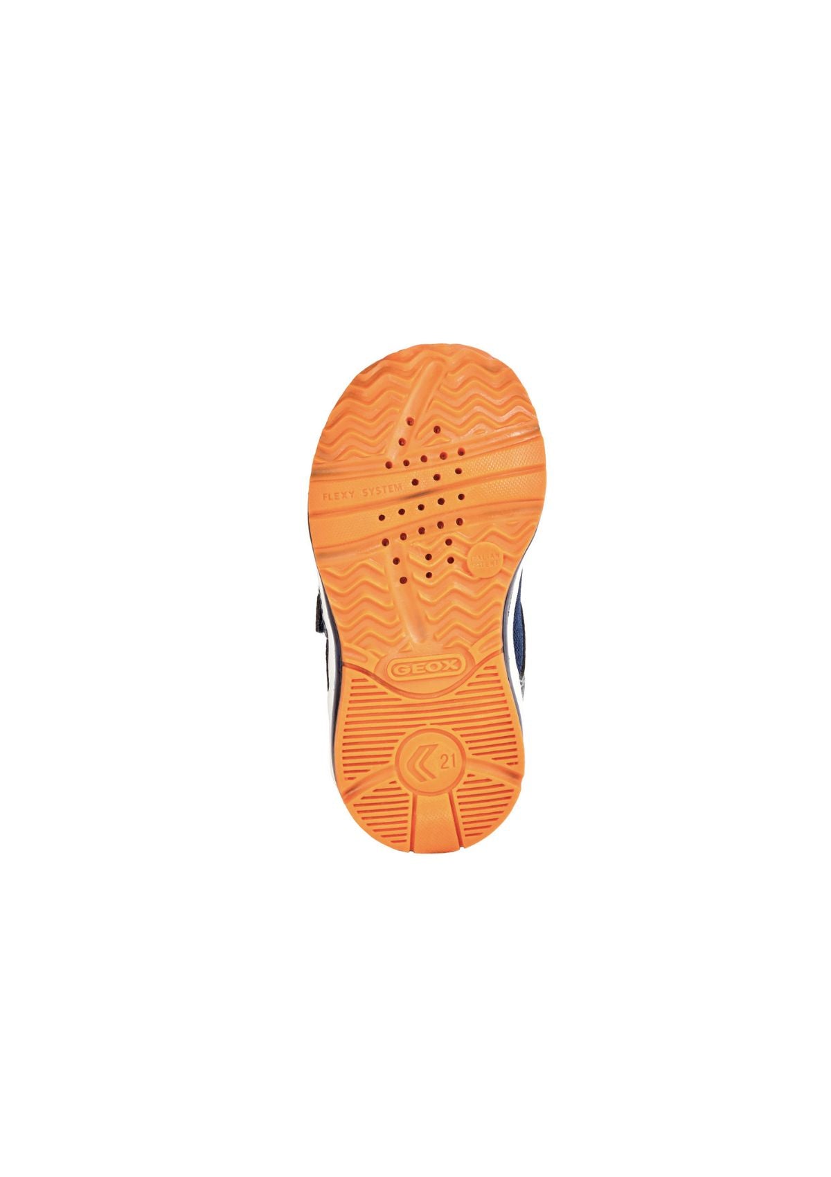 Geox Baby Boys Trainers TODO Navy Orange sole