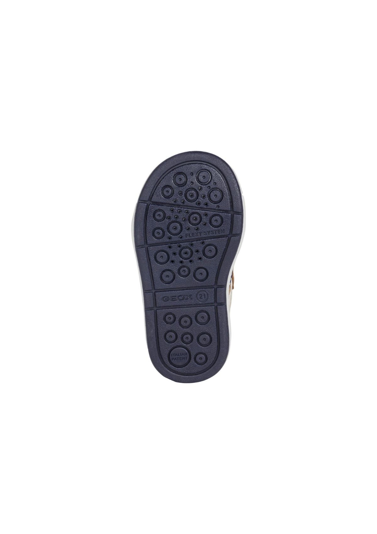 Geox Baby Boys Trainers TROTTOLA Caramel Navy sole