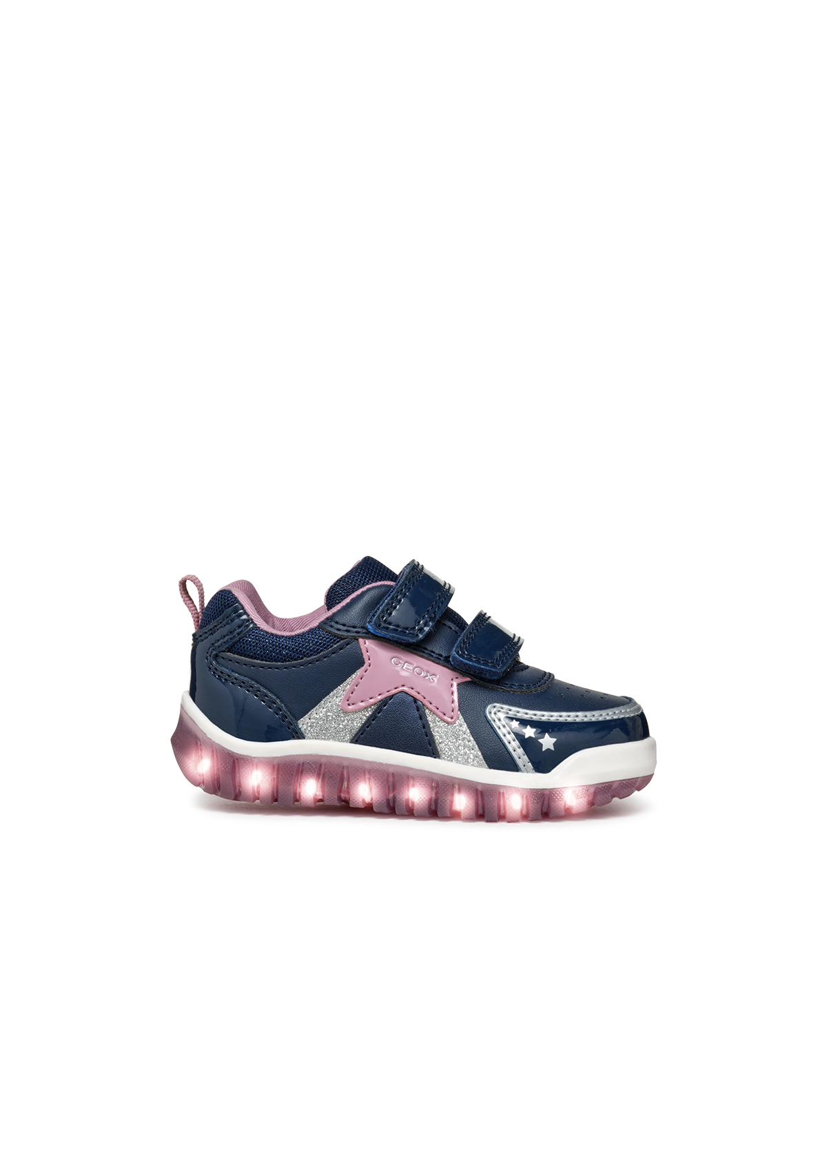 Geox Baby Girl Trainers LIGHTYLOO Navy/Rose