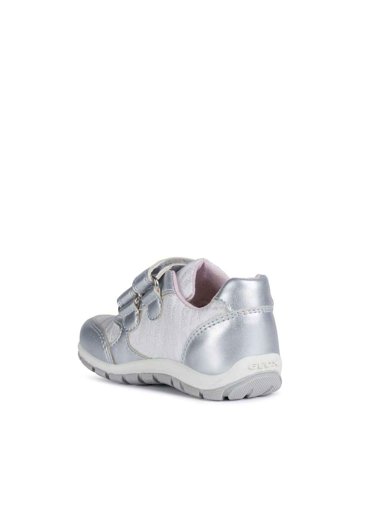Geox Baby Girls Trainers SHAAX Silver back