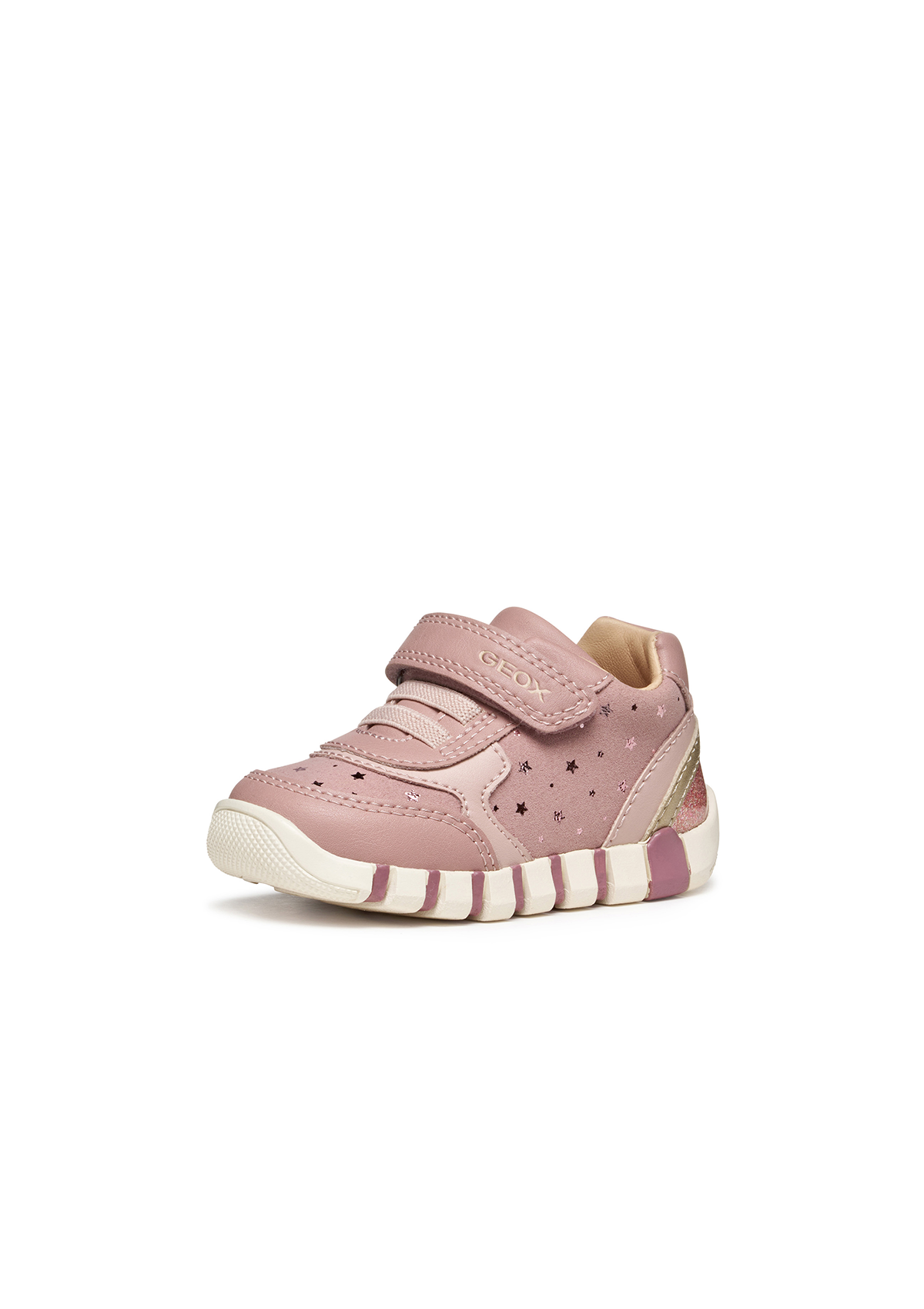 Geox Baby Girls Trainer IUPIDOO Antique Rose Platinum