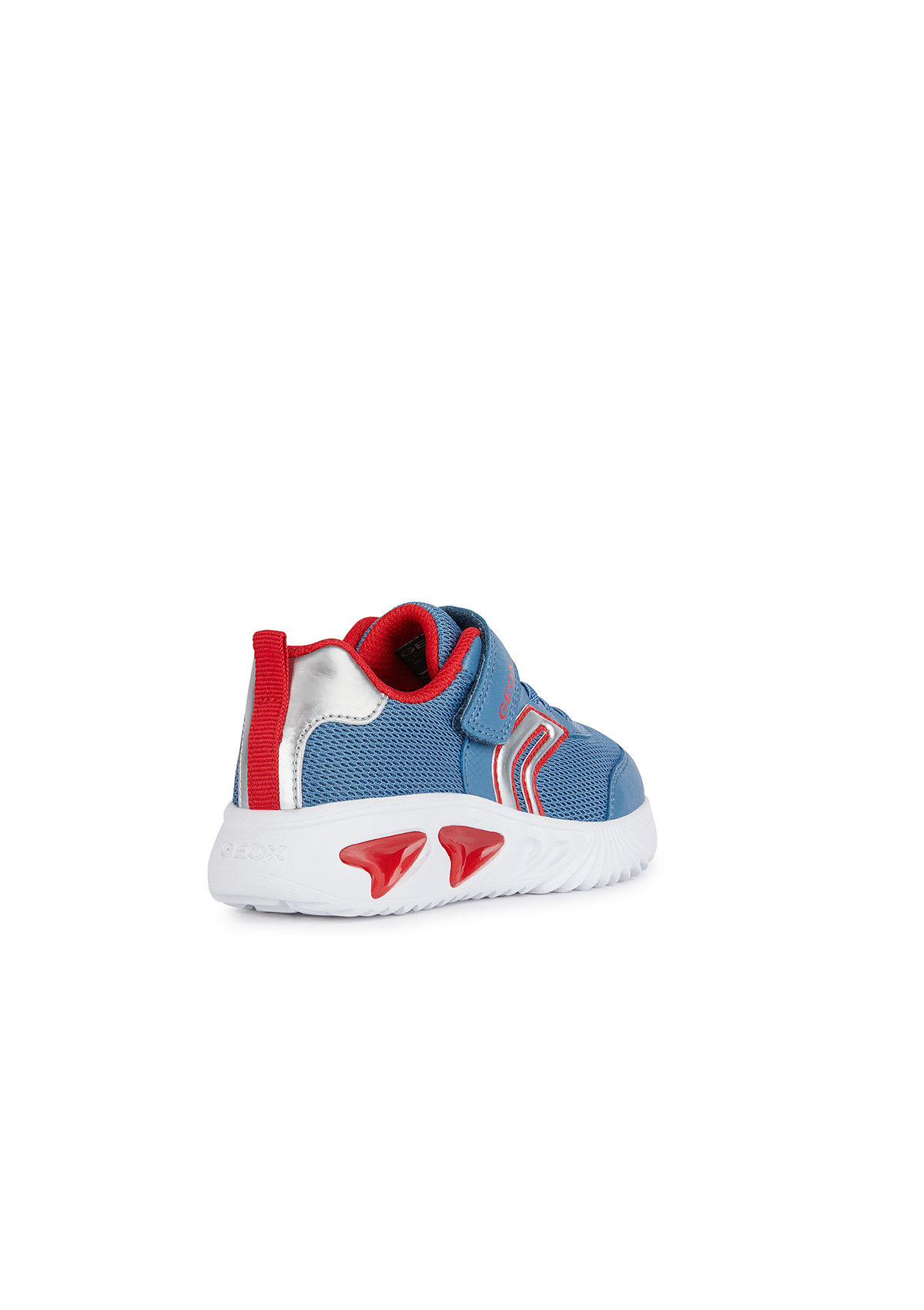 Geox Junior Boys Trainer ASSISTER Lights-Up Avio Red