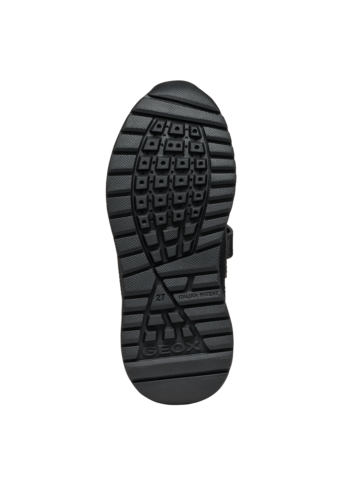 Geox Junior Boys Trainers BRIEZEE Black Leather