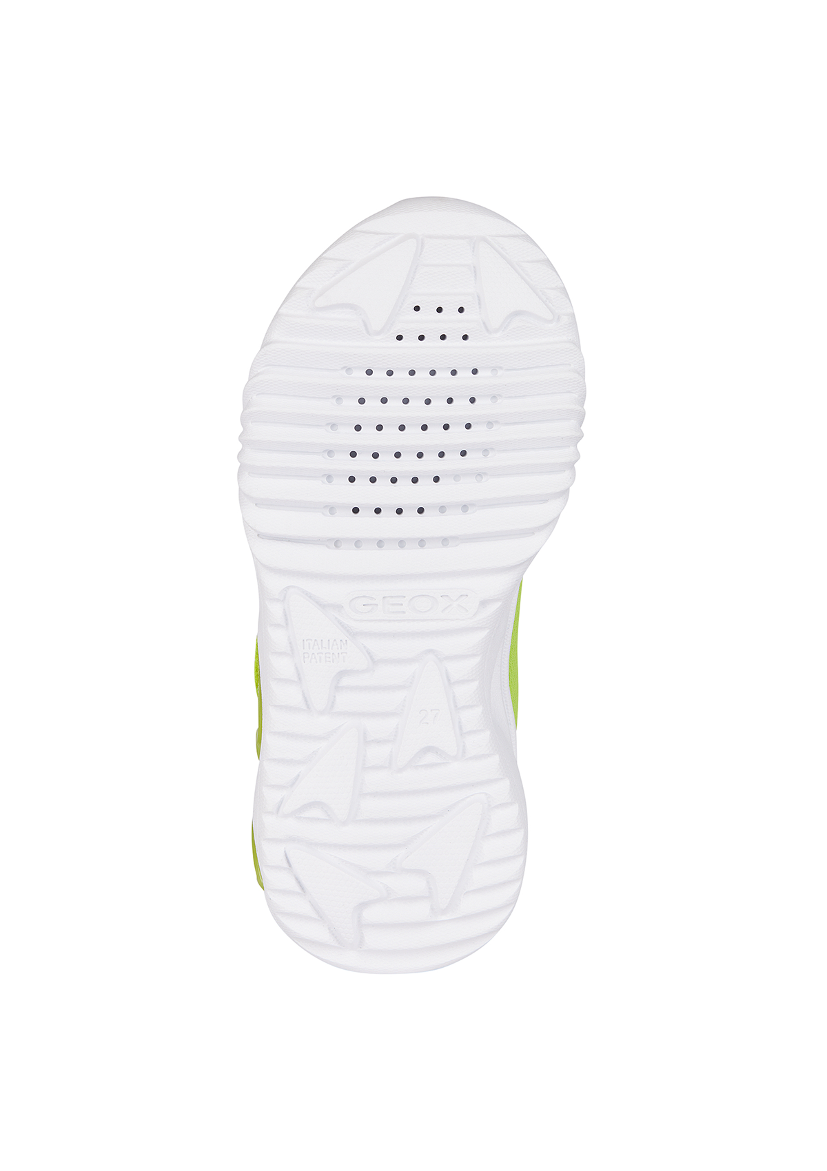Geox Junior Boys Trainer ASSISTER Lights-Up Lime Black