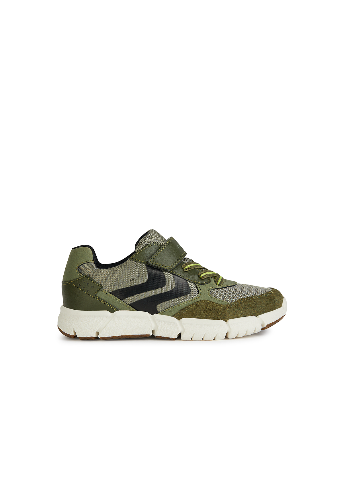 Geox Junior Boys Trainer FLEXYPER Military-Black