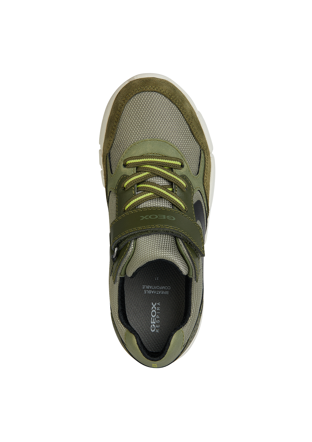Geox Junior Boys Trainer FLEXYPER Military-Black