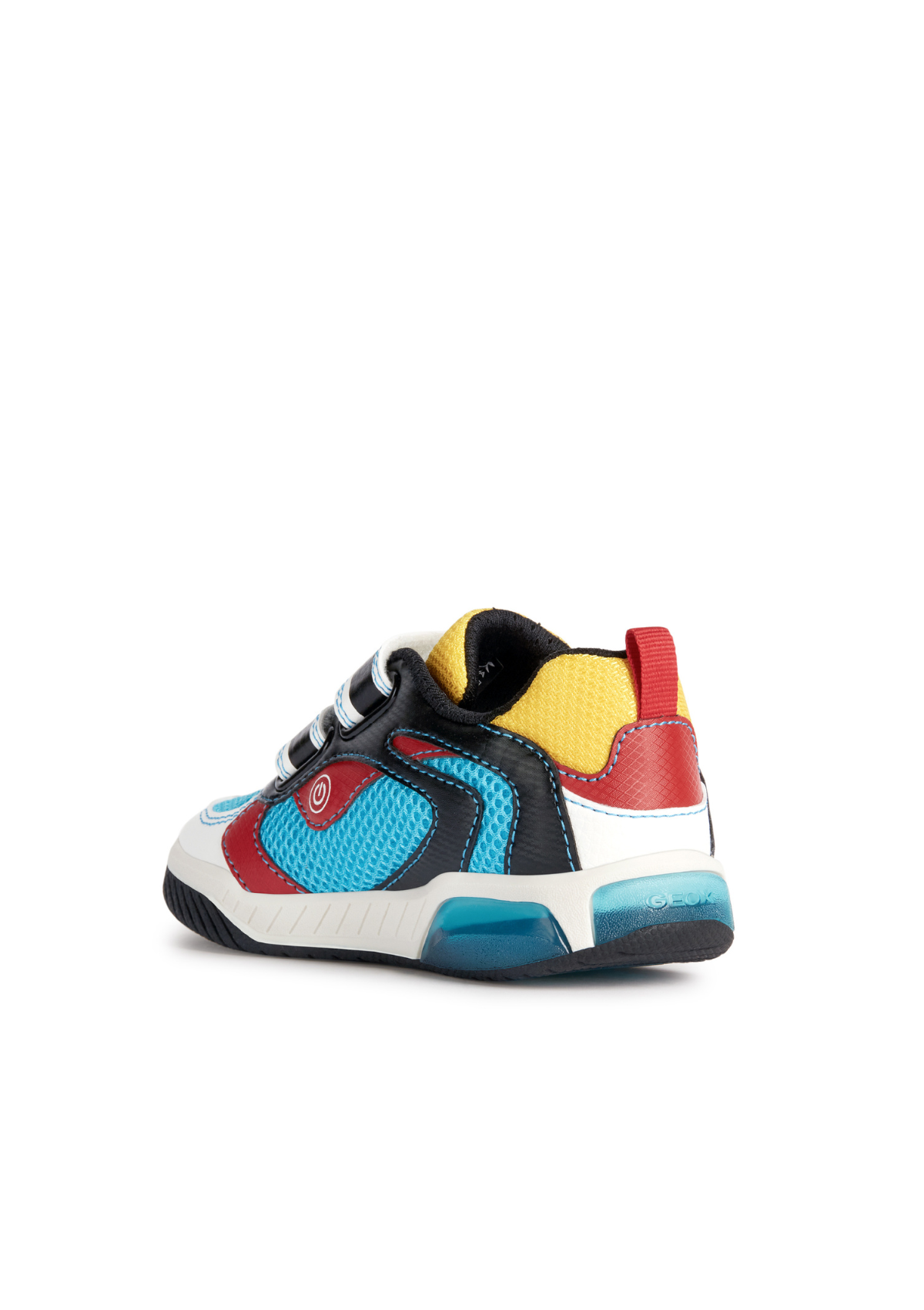 Geox Boys Trainers Inek White Light Blue