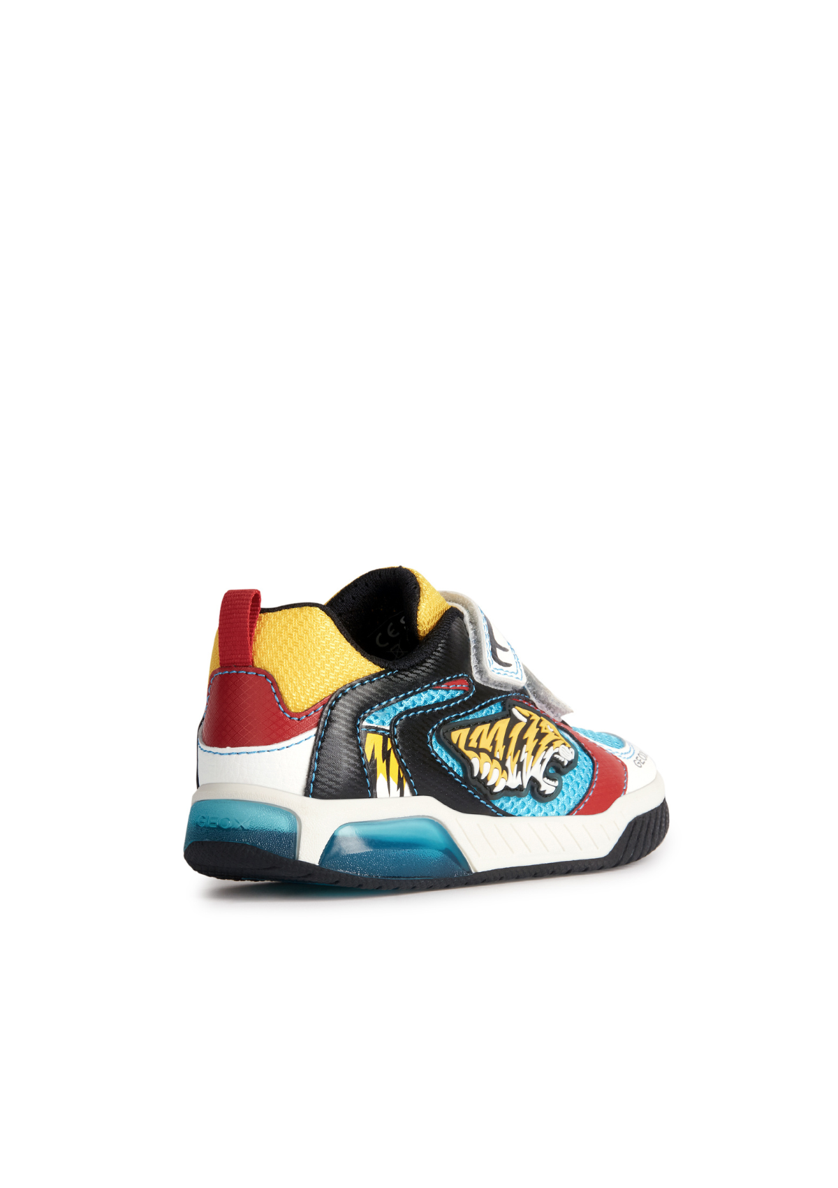 Geox Boys Trainers Inek White Light Blue