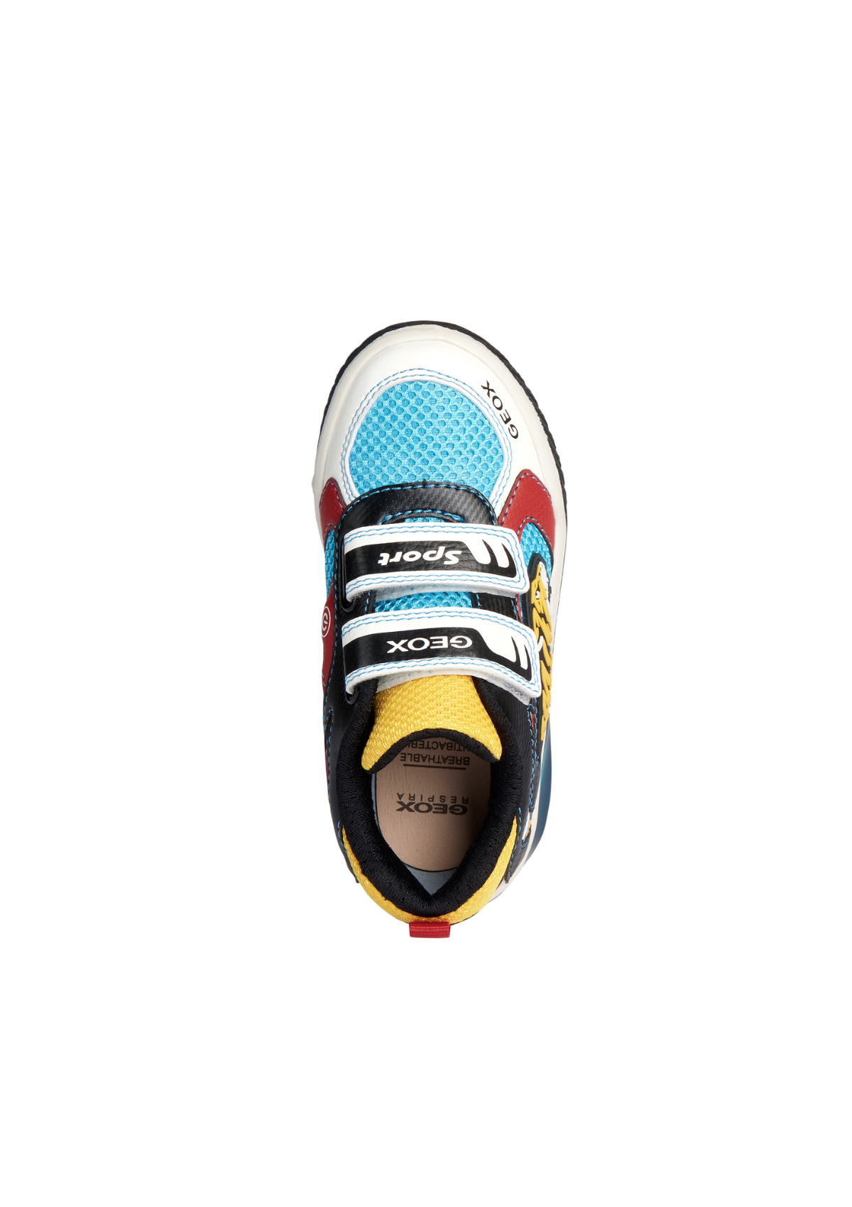 Geox Boys Trainers Inek White Light Blue