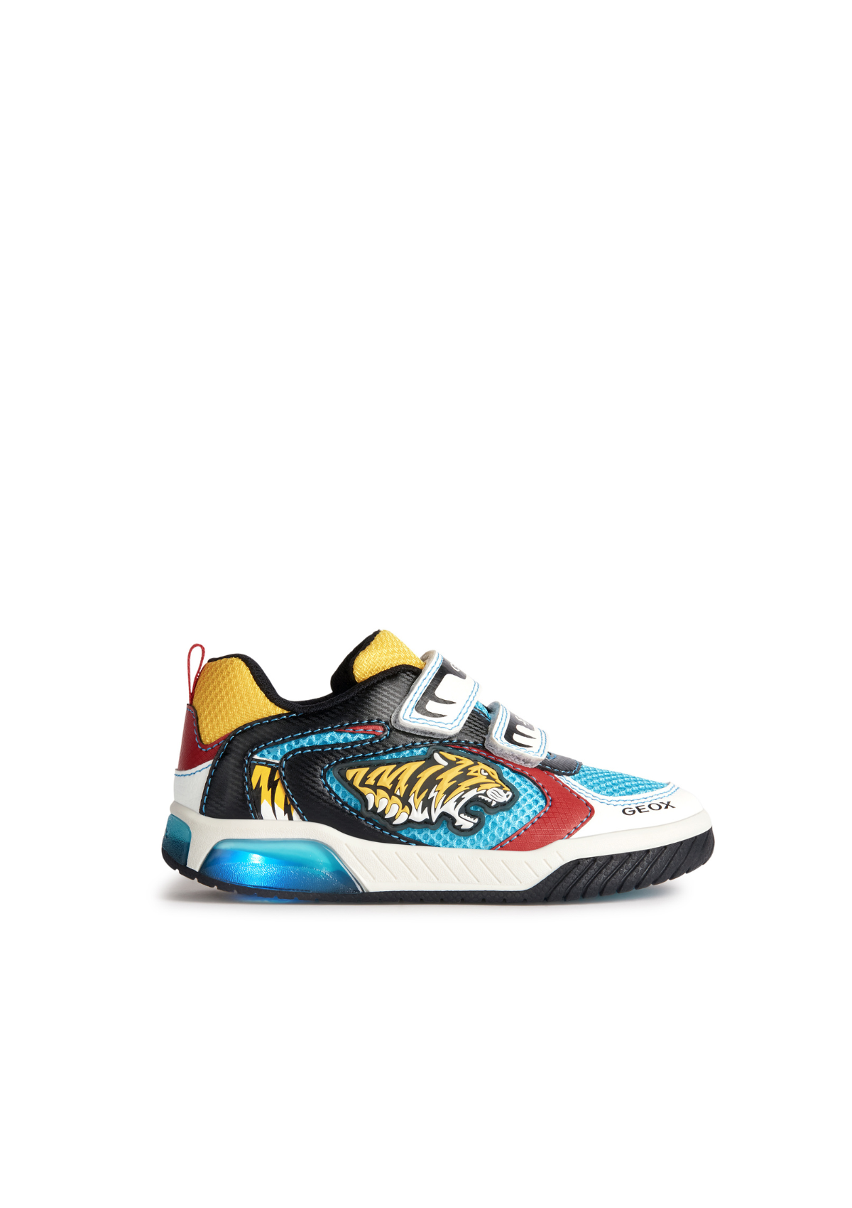 Geox Boys Trainers Inek White Light Blue