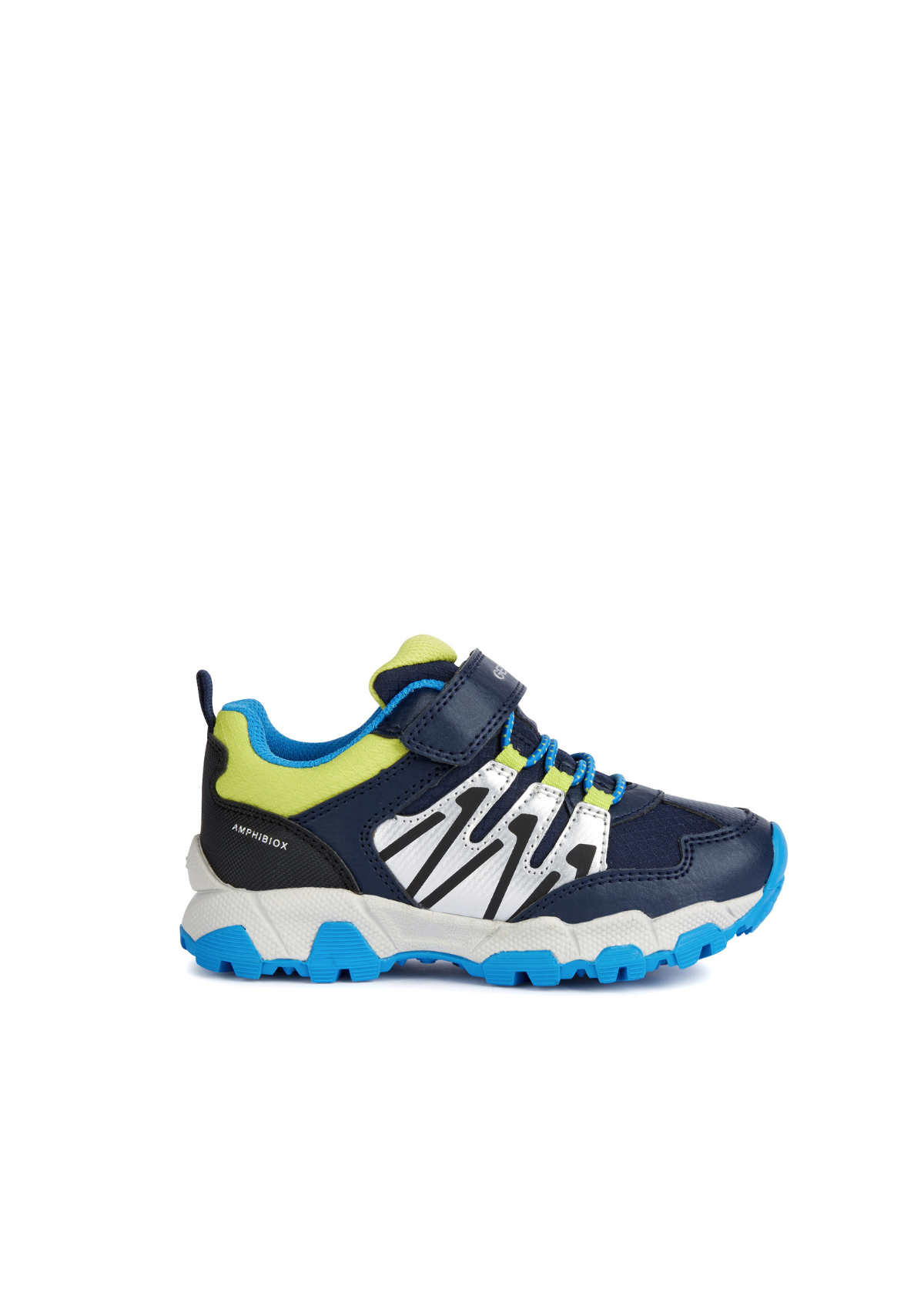 Geox Boys Trainers Magnetar Navy Lime