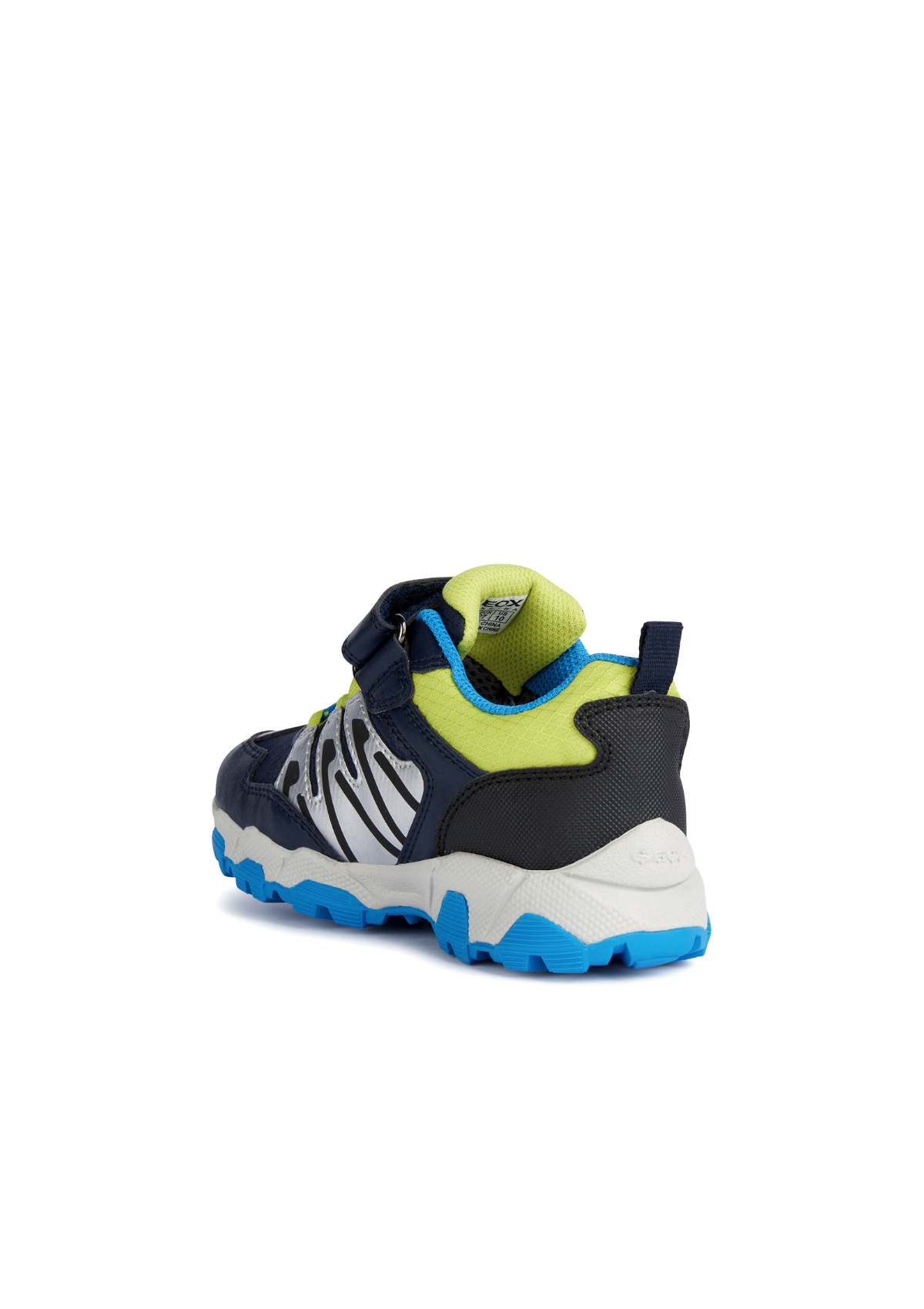 Geox Boys Trainers Magnetar Navy Lime