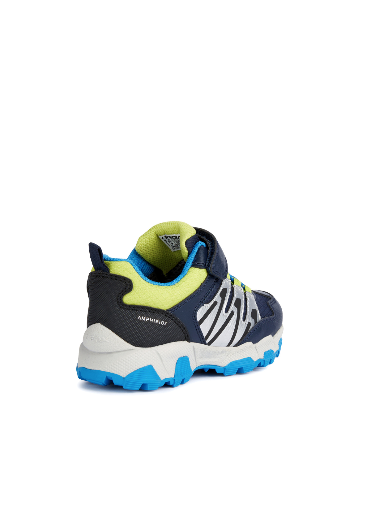 Geox Boys Trainers Magnetar Navy Lime