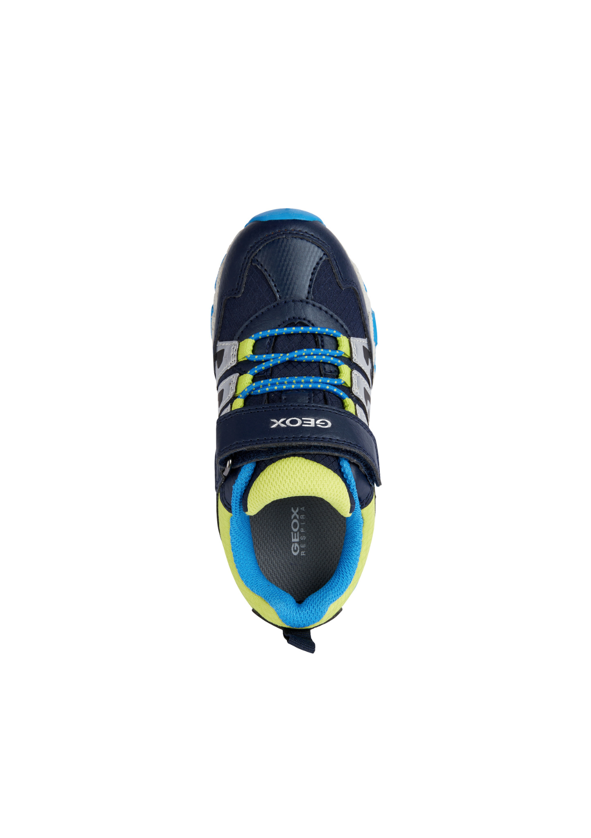 Geox Boys Trainers Magnetar Navy Lime