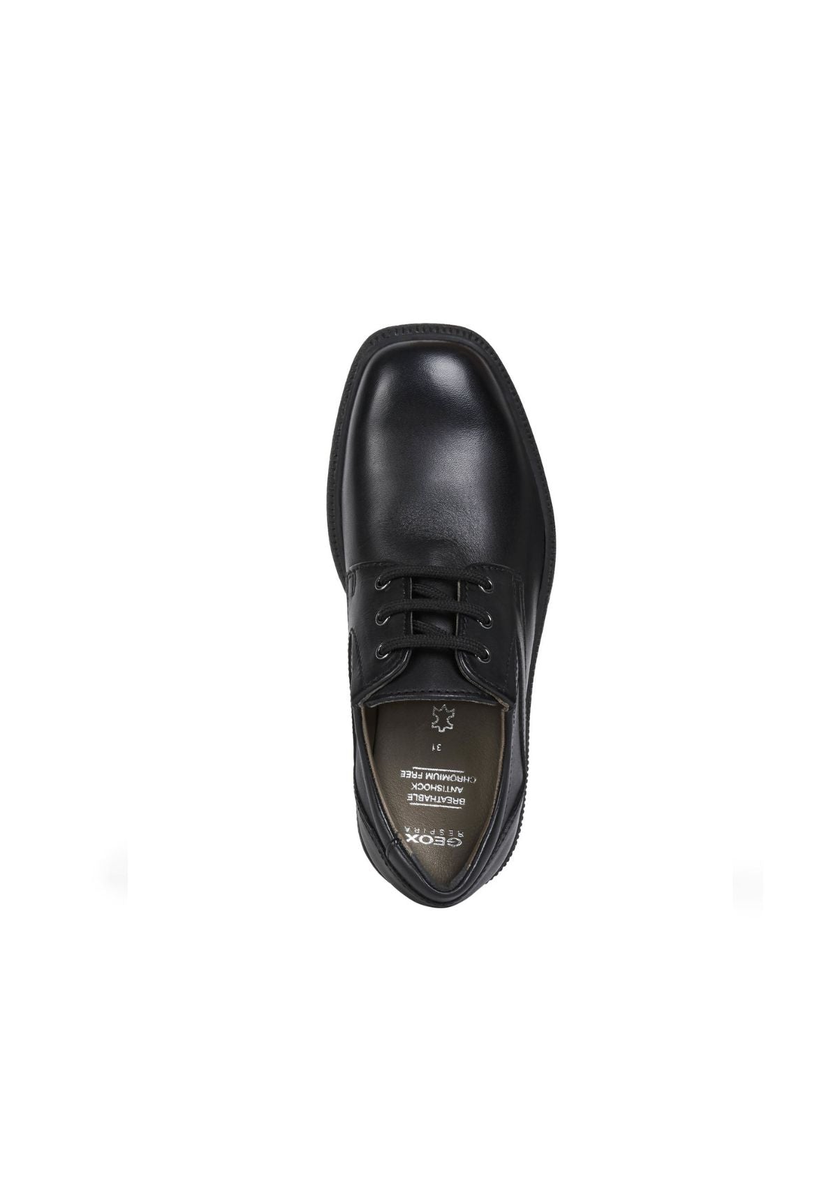 Geox Boys School Shoes FEDERICO Black up