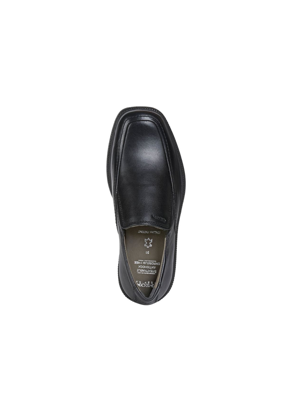Geox Boys School Shoes FEDERICO Slip-On Black up