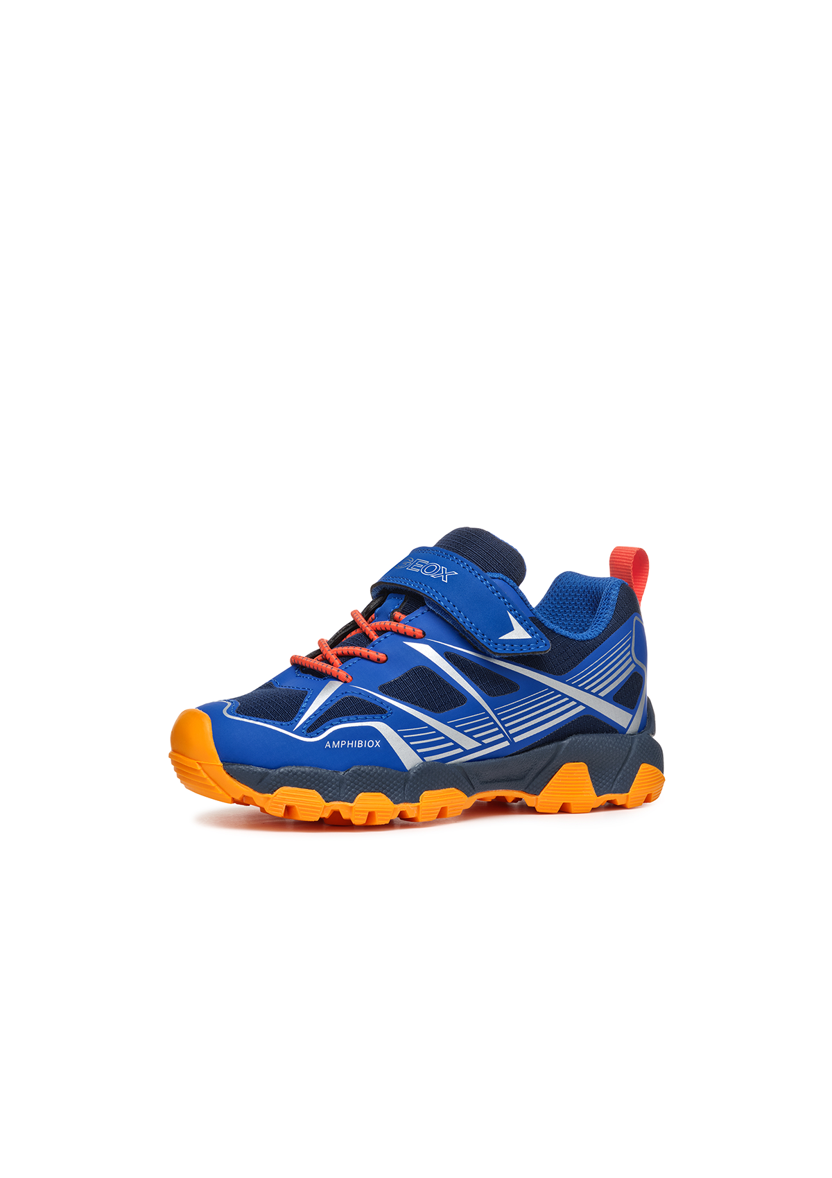 Geox Junior Boys Trainer MAGNETAR ABX Royal-Orange