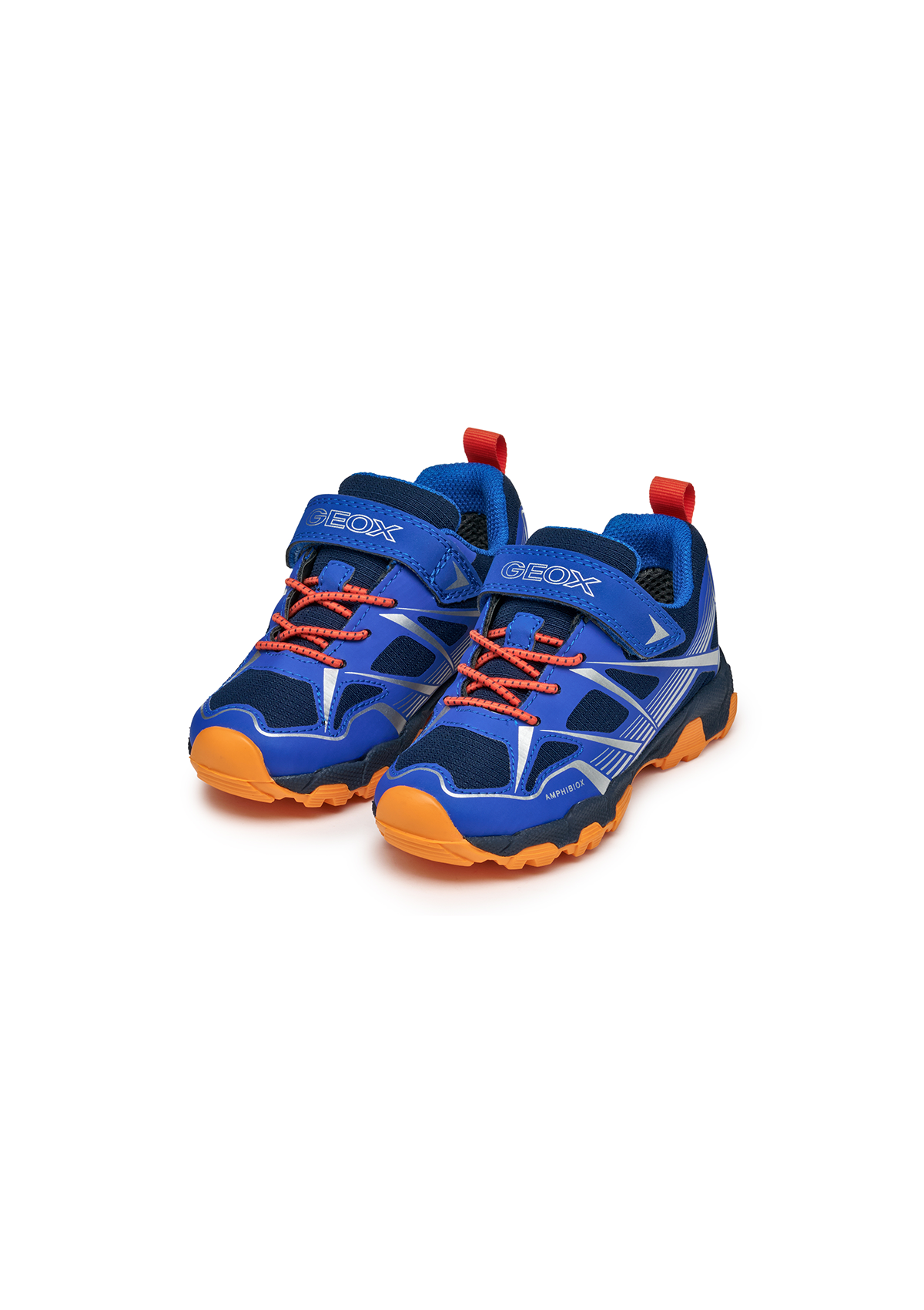Geox Junior Boys Trainer MAGNETAR ABX Royal-Orange