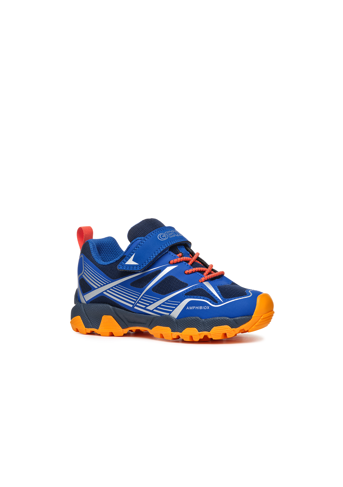 Geox Junior Boys Trainer MAGNETAR ABX Royal-Orange