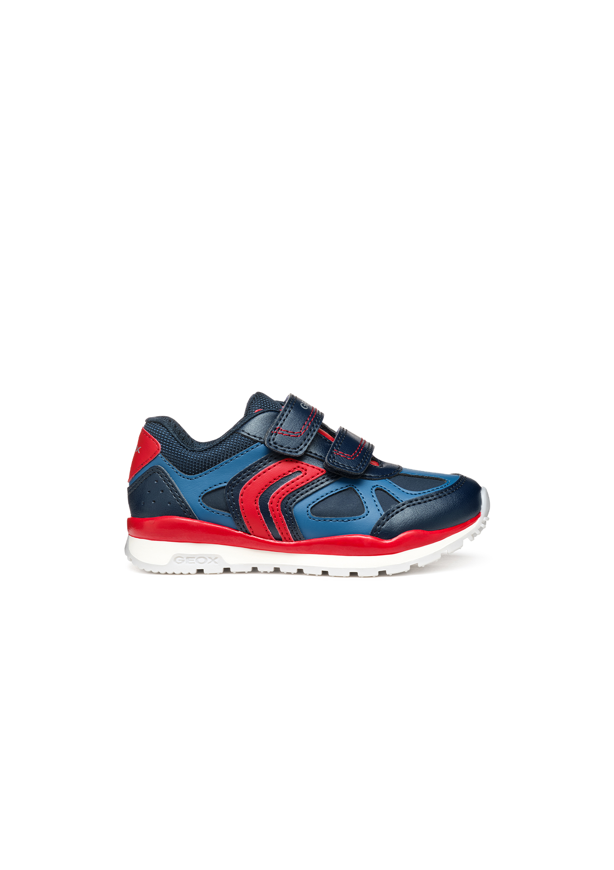 Geox Junior Boys Trainers PAVEL Navy-Red