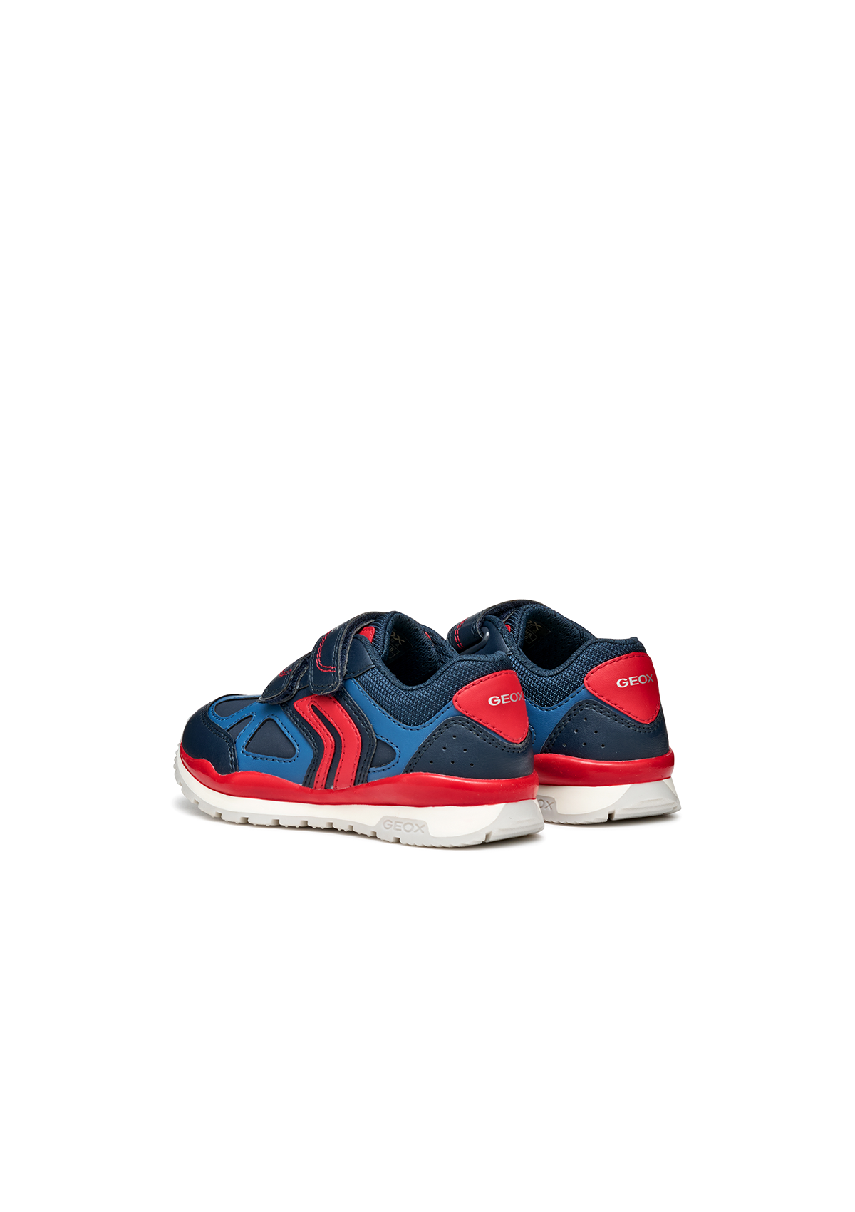 Geox Junior Boys Trainers PAVEL Navy-Red