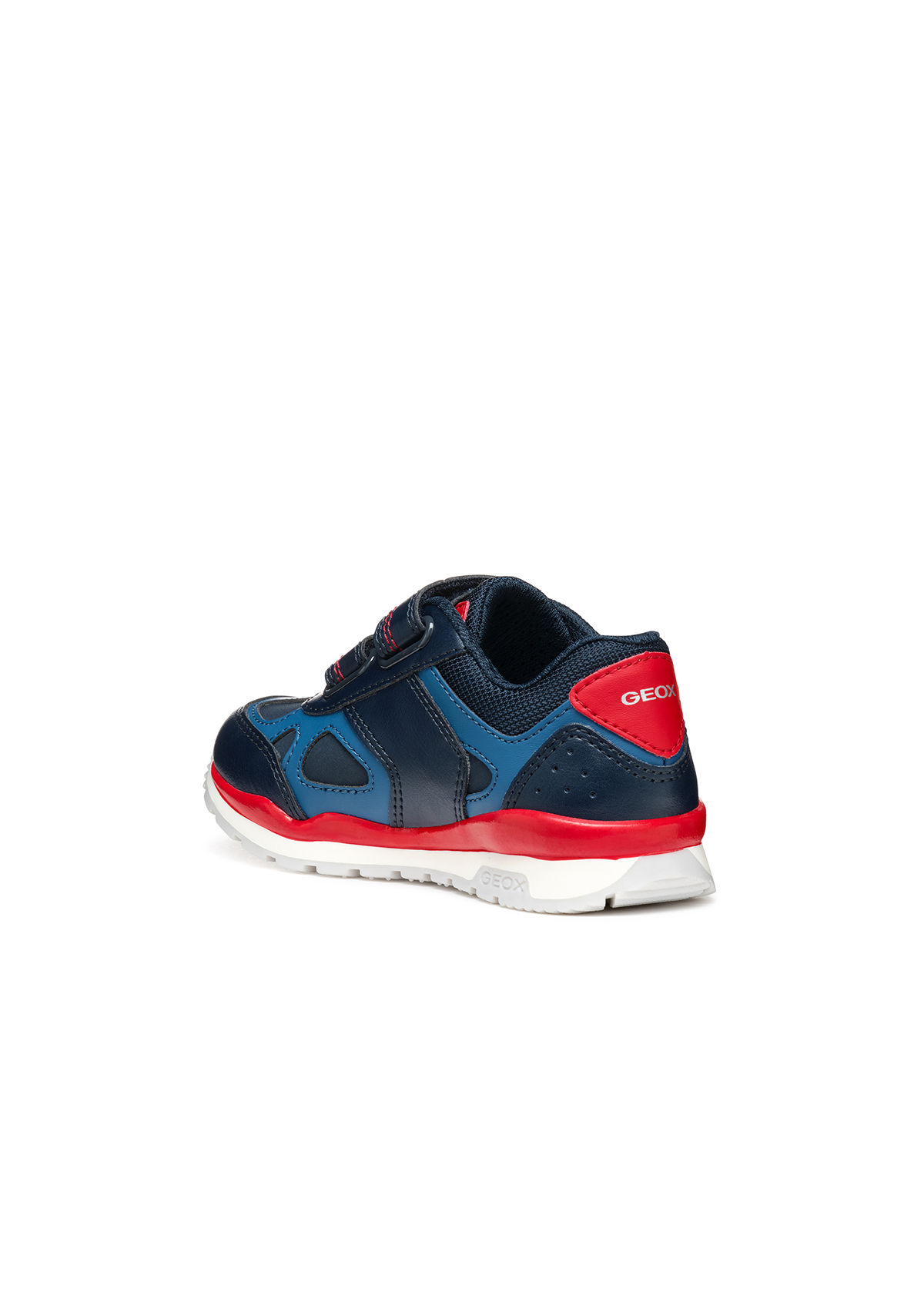Geox Junior Boys Trainers PAVEL Navy-Red
