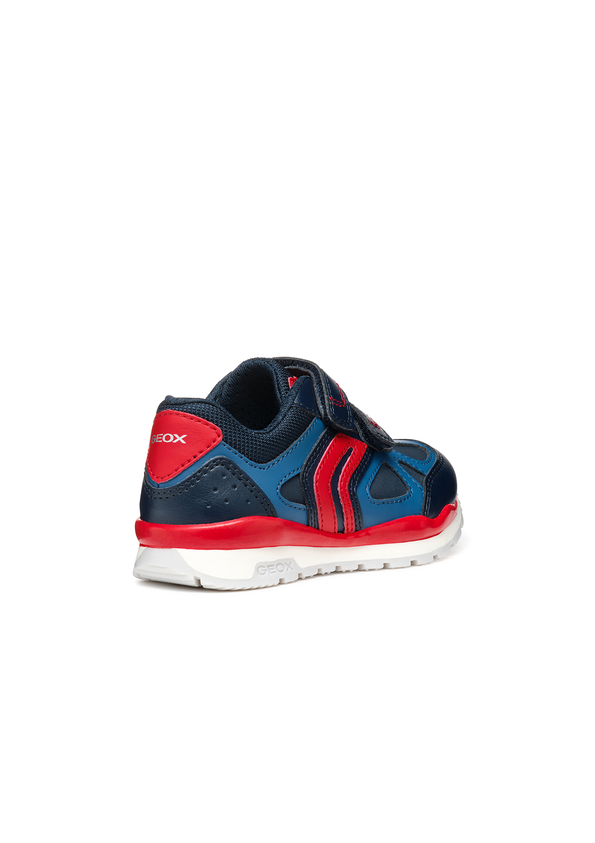 Geox Junior Boys Trainers PAVEL Navy-Red