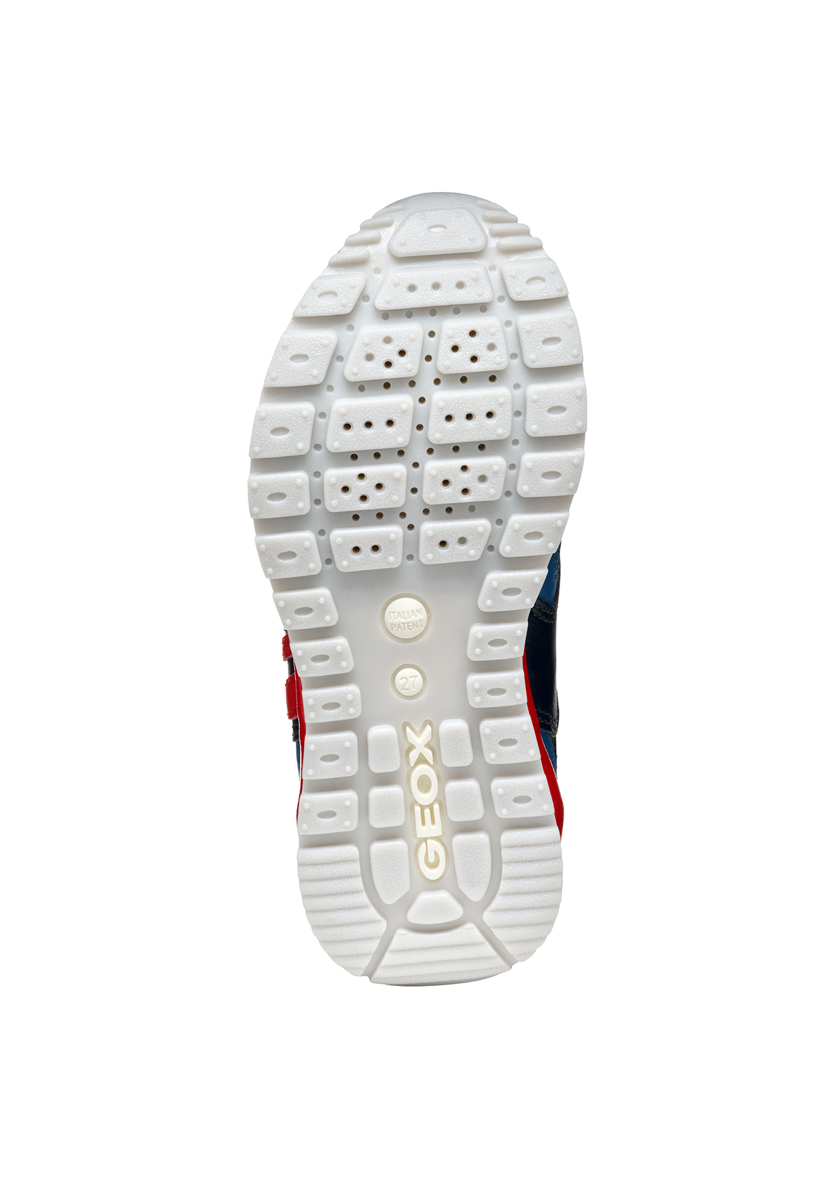 Geox Junior Boys Trainers PAVEL Navy-Red