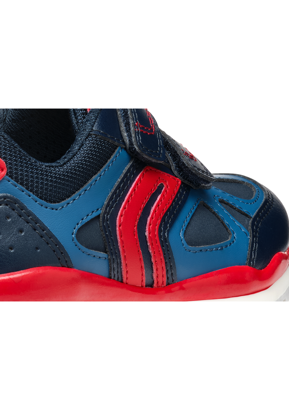 Geox Junior Boys Trainers PAVEL Navy-Red