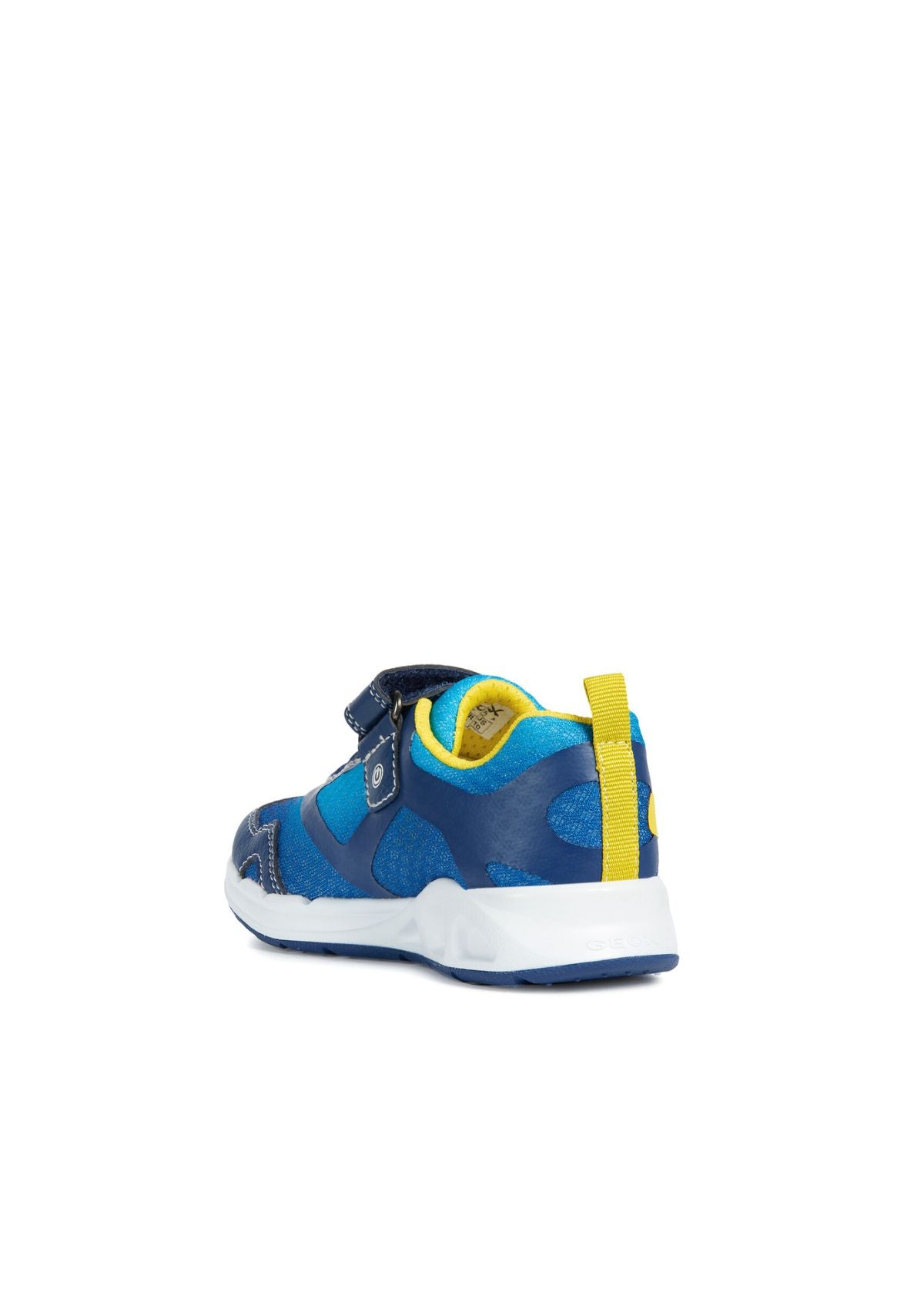 Geox Boys Trainers DAKIN Lights-Up Blue Lime back