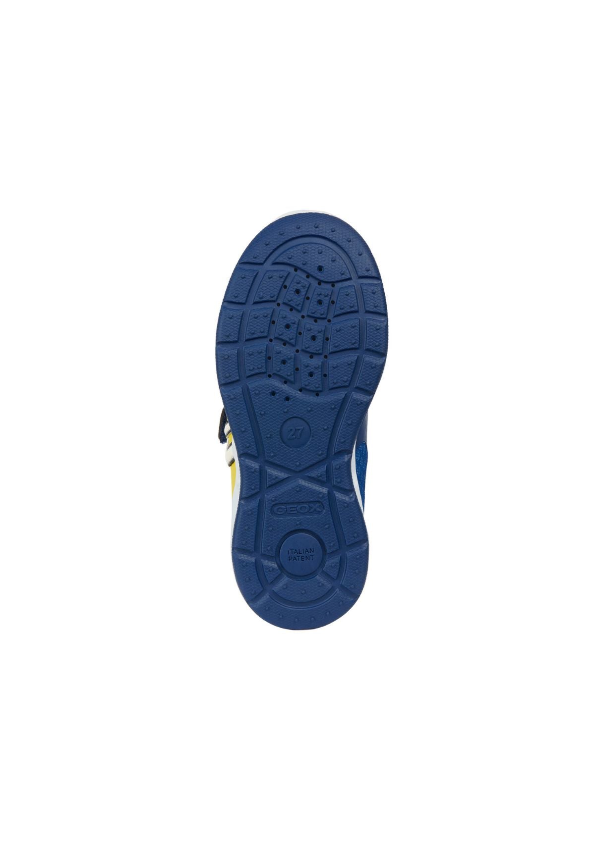 Geox Boys Trainers DAKIN Lights-Up Blue Lime sole