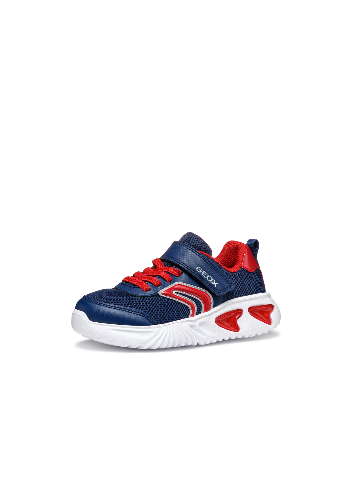 Geox Junior Boys Trainer ASSISTER Navy-Red