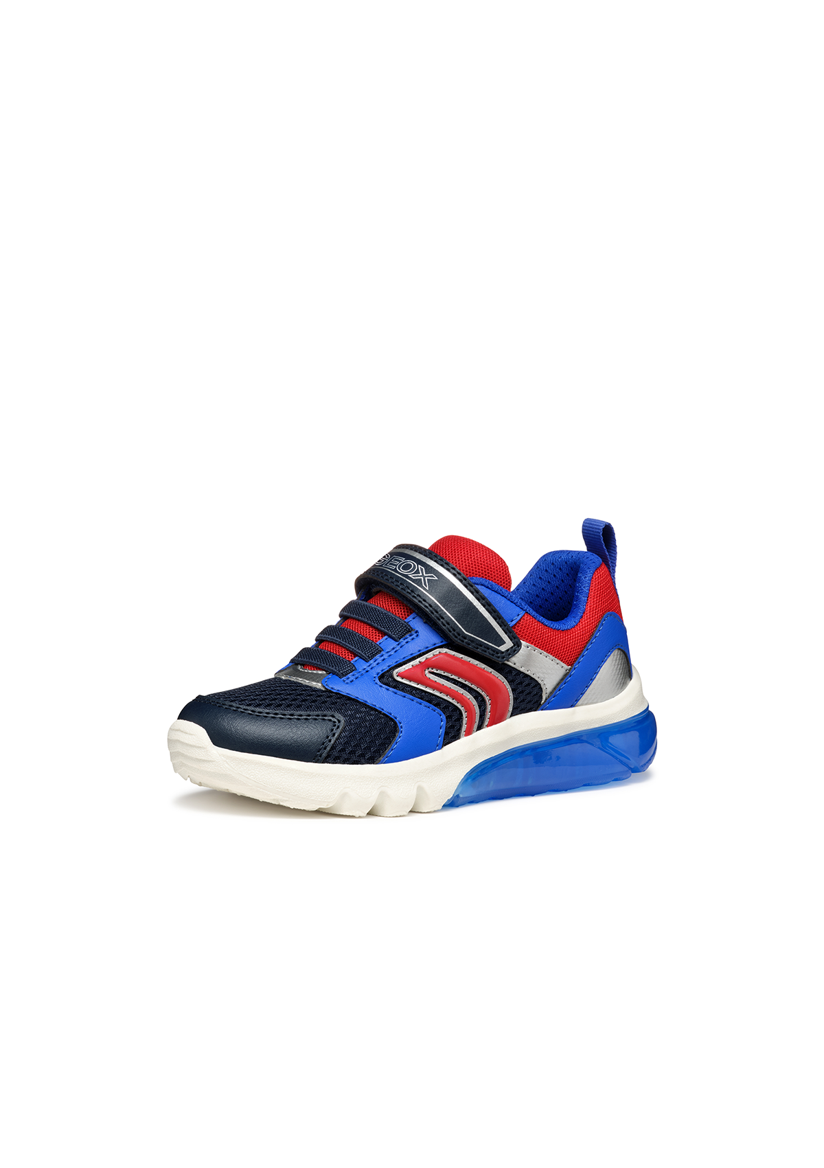 Geox Junior Boys Trainer CIBERDRON Navy-Dk Red