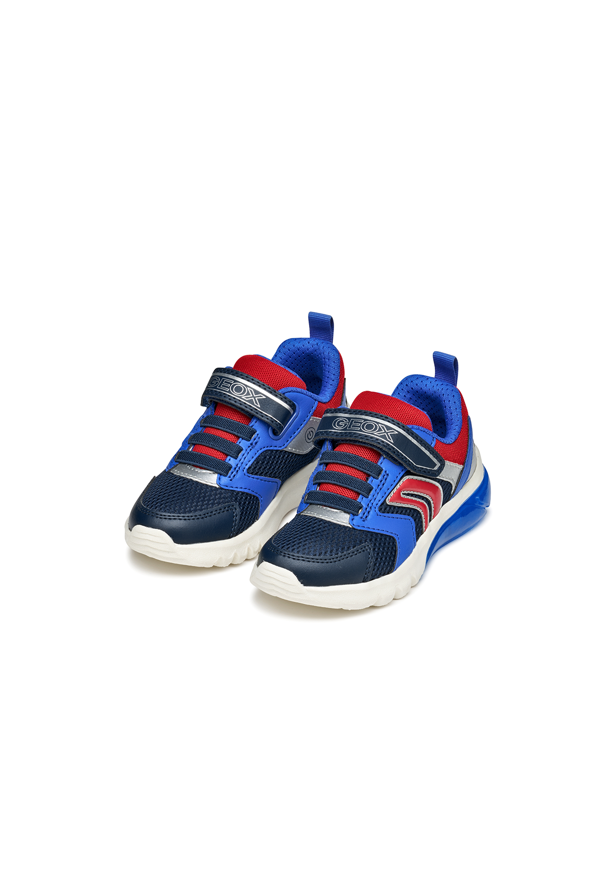 Geox Junior Boys Trainer CIBERDRON Navy-Dk Red