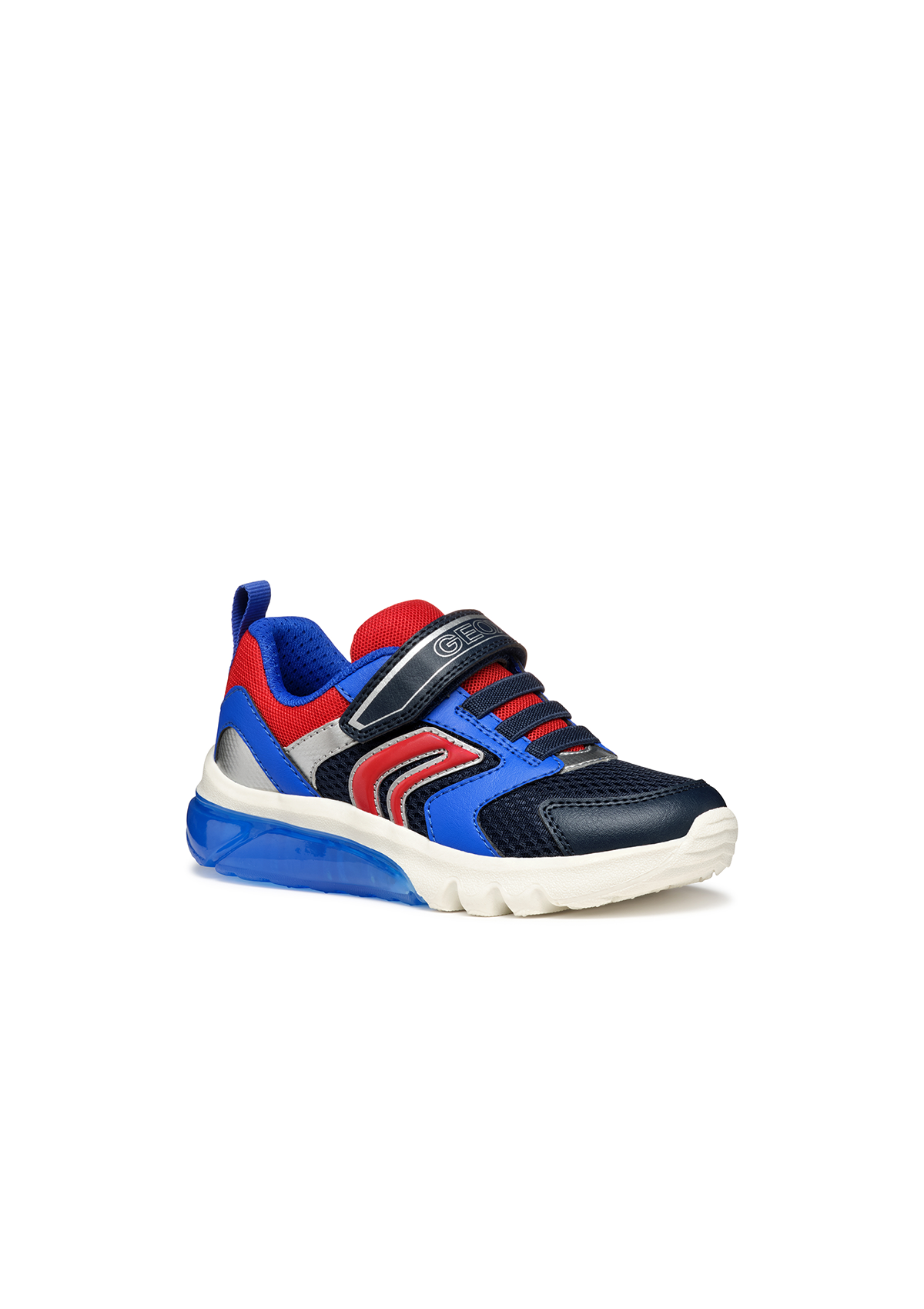 Geox Junior Boys Trainer CIBERDRON Navy-Dk Red