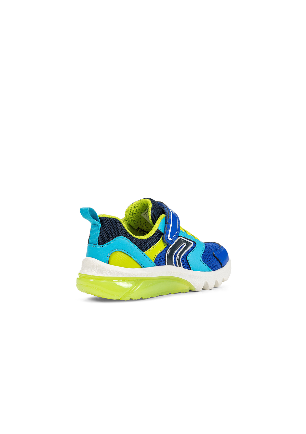 Geox Junior Boys Trainer CIBERDRON Royal-Lime