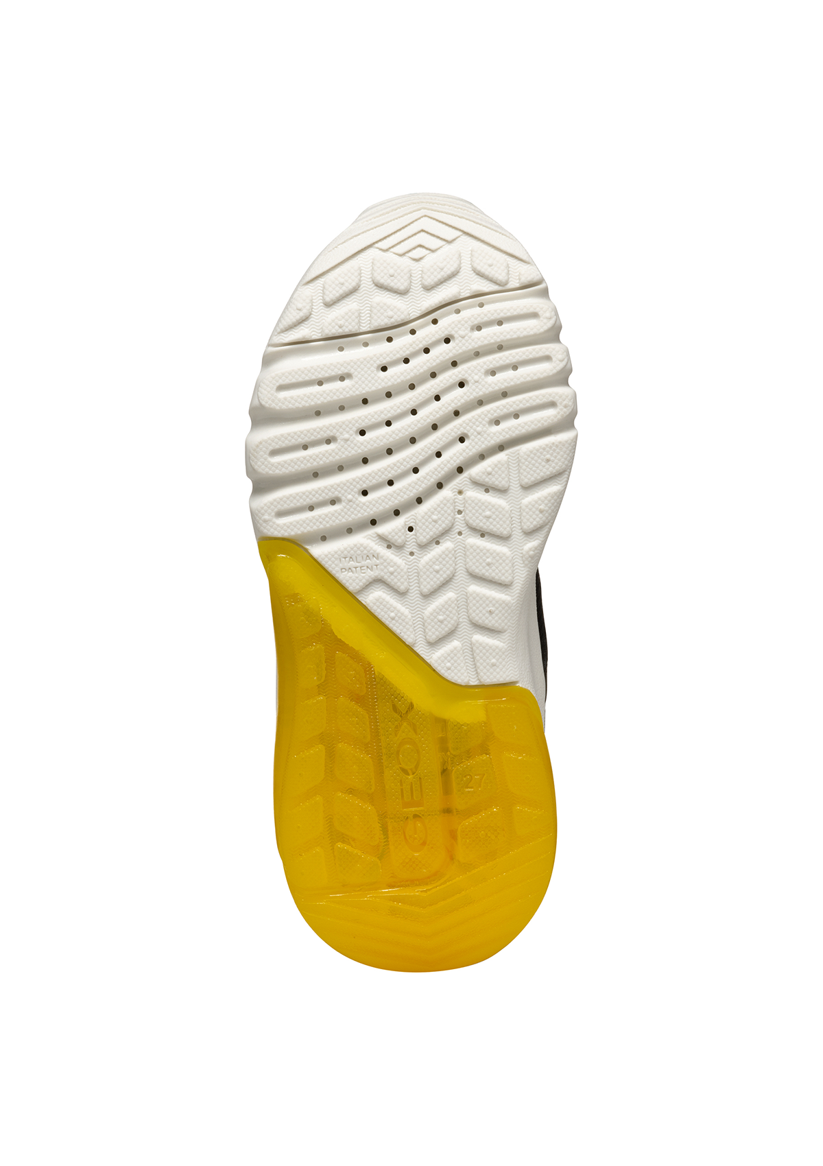 Geox Junior Boys Trainer CIBERDRON Lights-Up Super Mario Black/Yellow