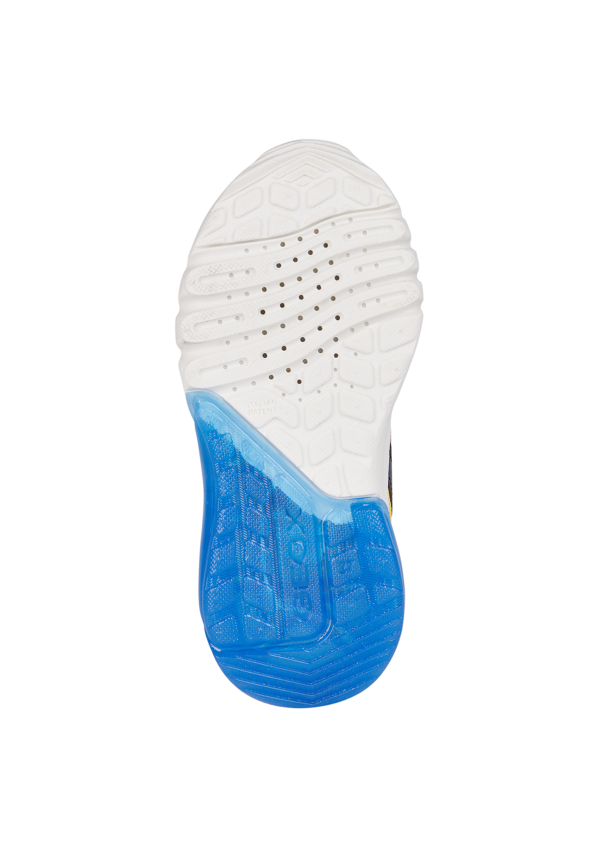 Geox Junior Boys Trainer CIBERDRON Lights-Up Black Royal