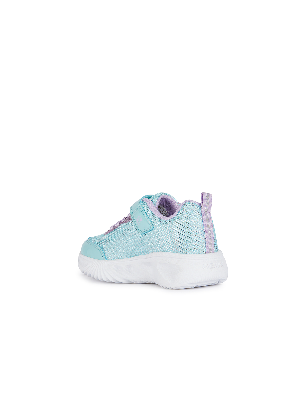 Geox Girls Trainer ASSISTER Lights-Up Aqua Lilac